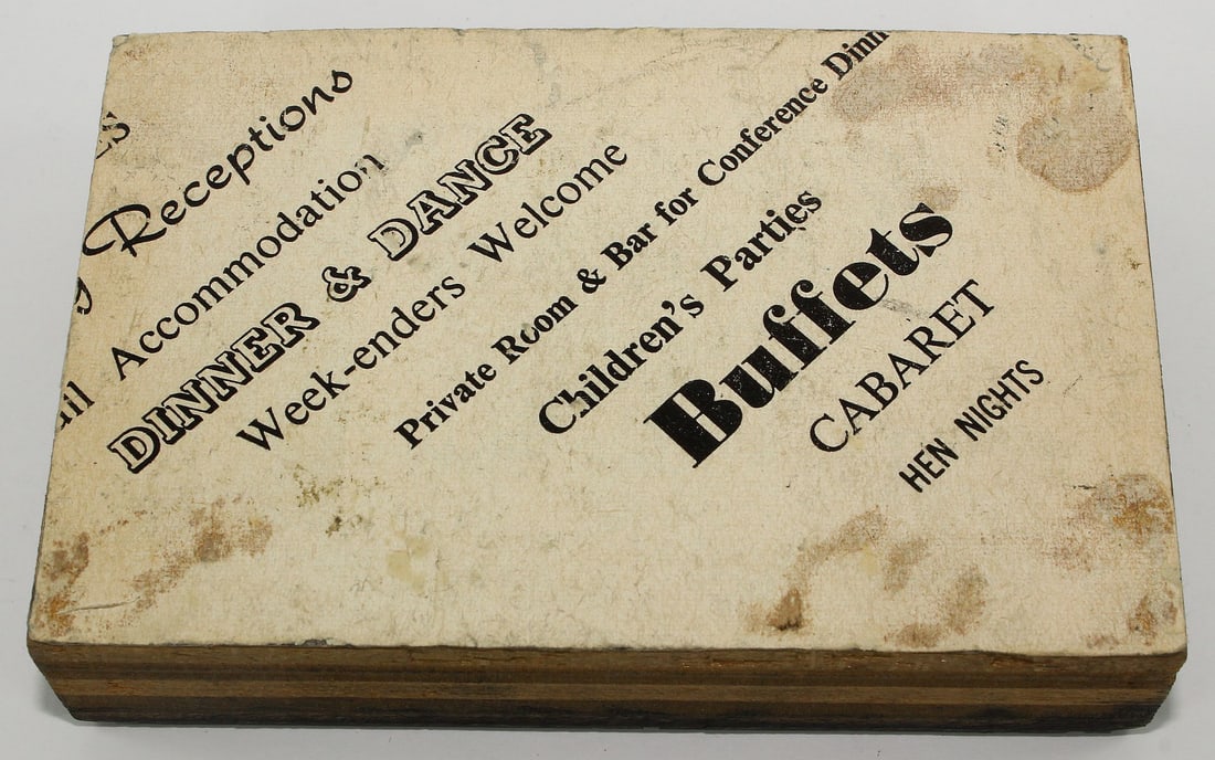 Union Bank of Australia 1837 - 1850 £1 (Geelong) Miniature Printing Plate c.1973-4 - 2