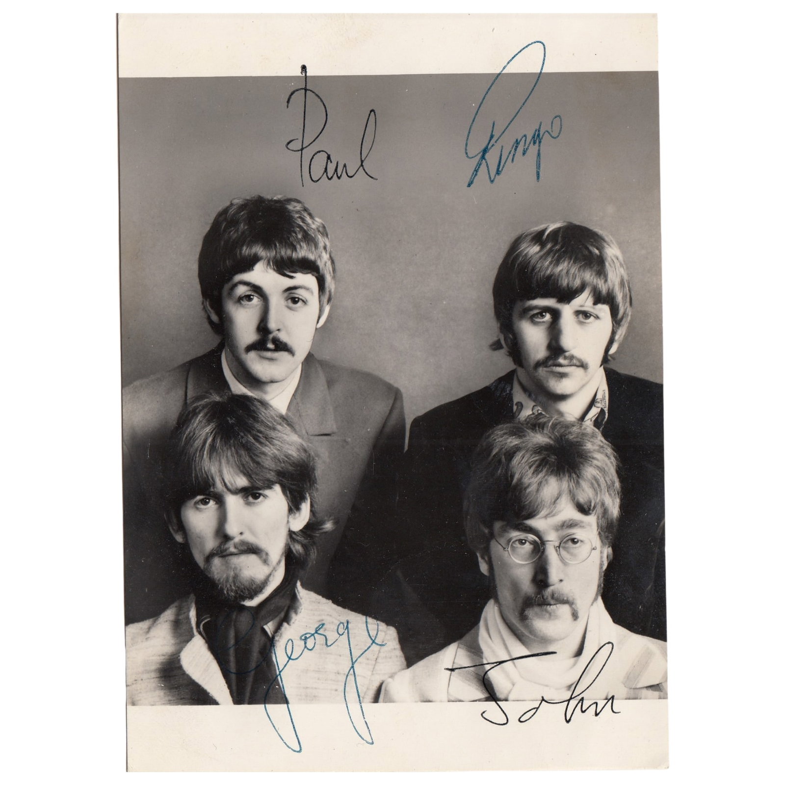 Beatles Signed Fan Photo (1967) (1 of 3)