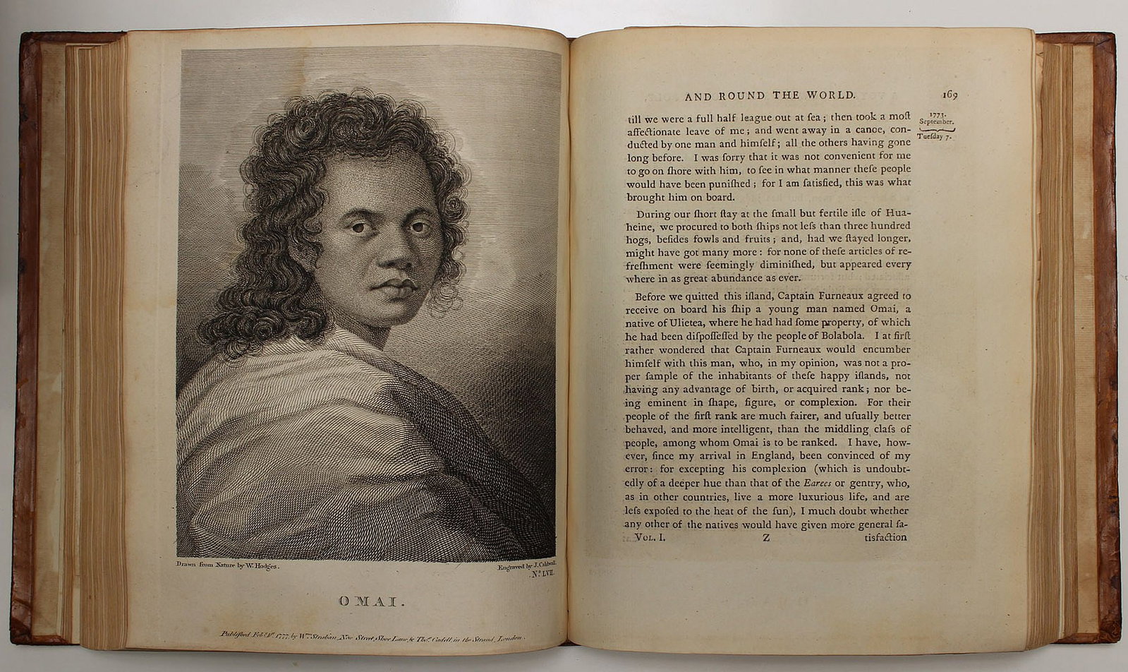 Cook's (James) 2nd Voyage. Fourth Edition in two leather-bound volumes - 4