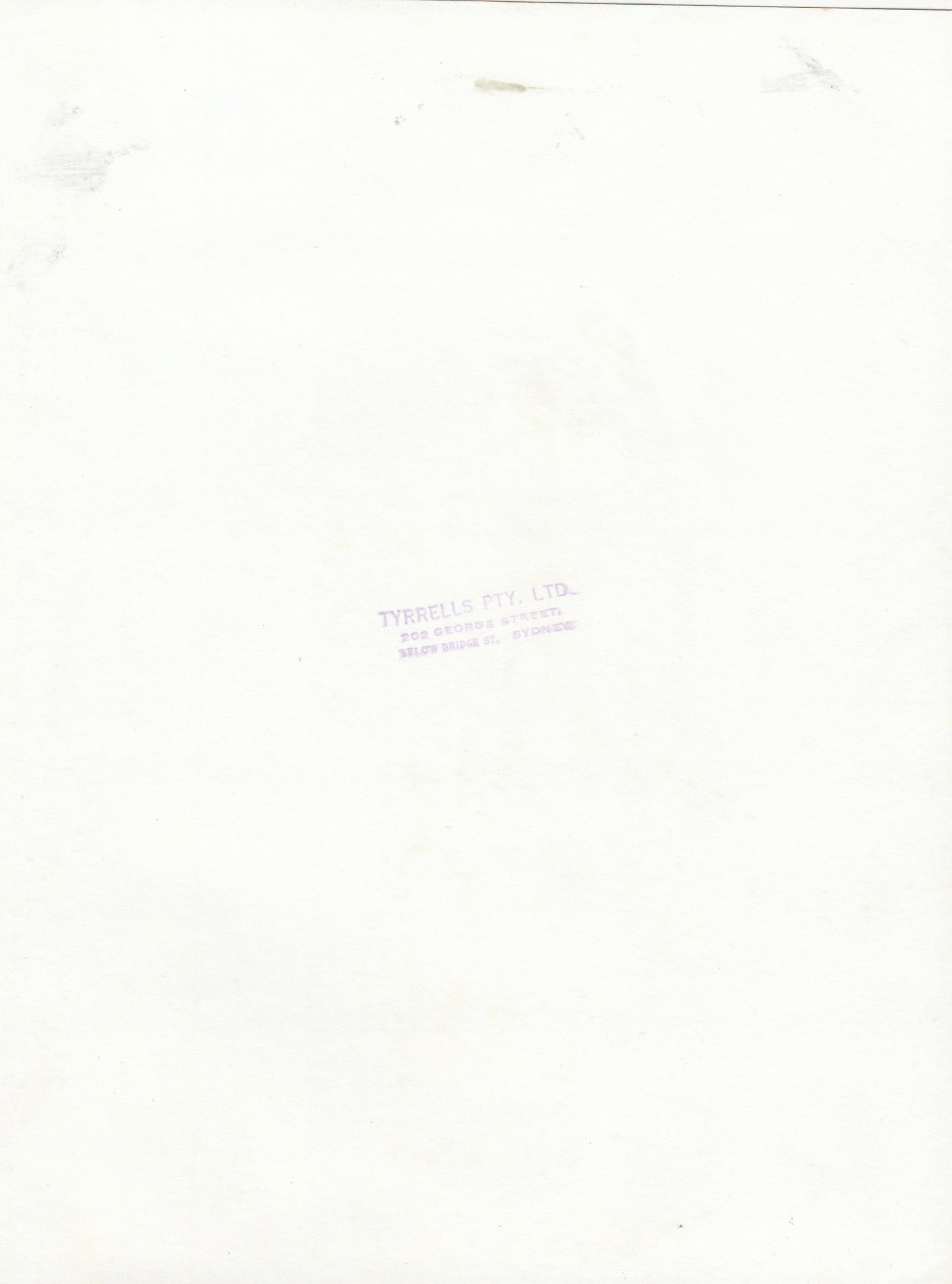 Charles Kerry Proof Sheet marked "Kerry's Studios, 310 George Street near Hunter Street, Sydney" - 2