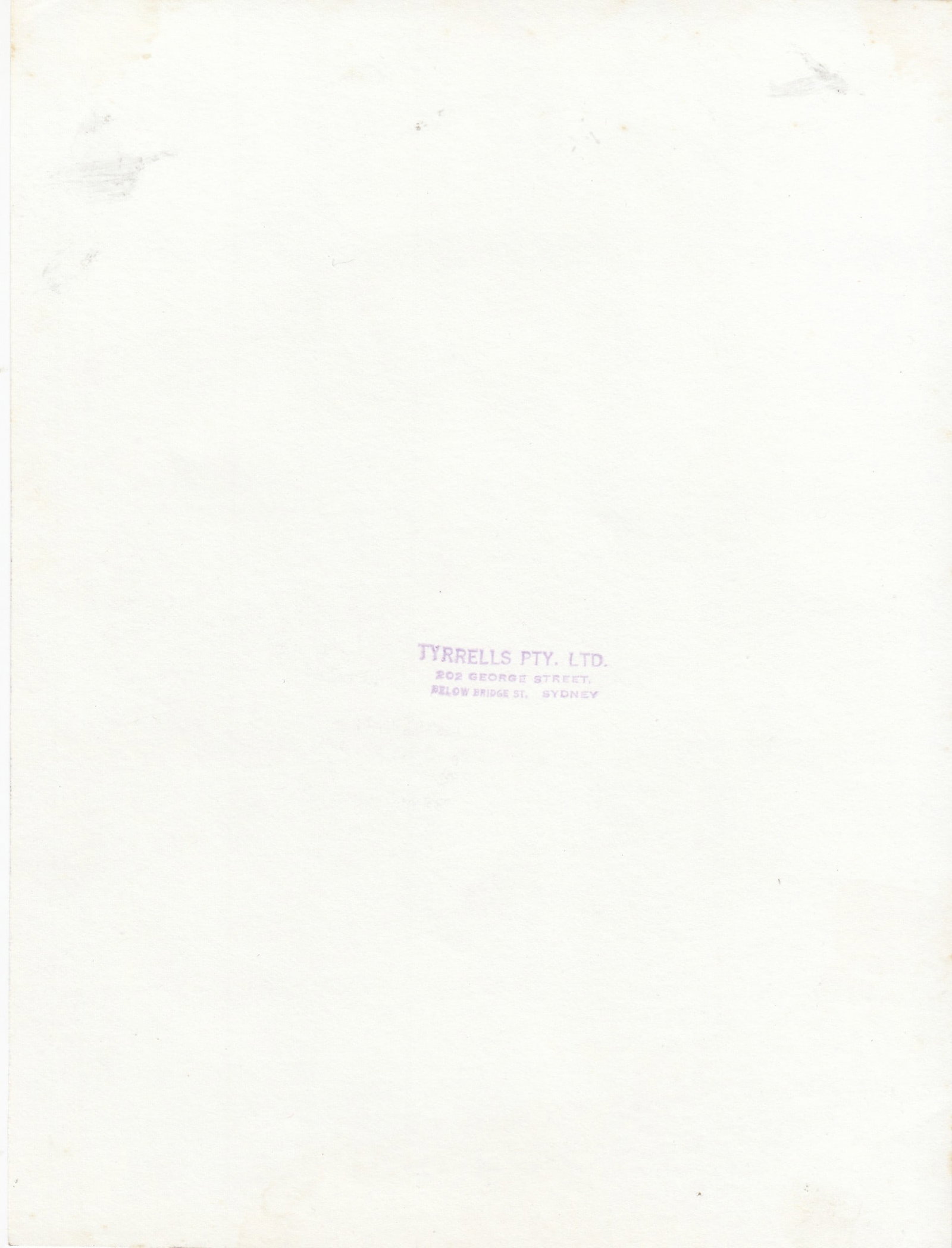Charles Kerry Proof Sheet marked "Kerry's Studios, 310 George Street near Hunter Street, Sydney" - 2