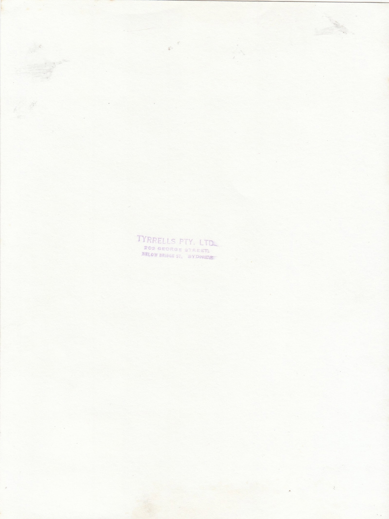 Charles Kerry Proof Sheet marked "Kerry's Studios, 310 George Street near Hunter Street, Sydney" - 2