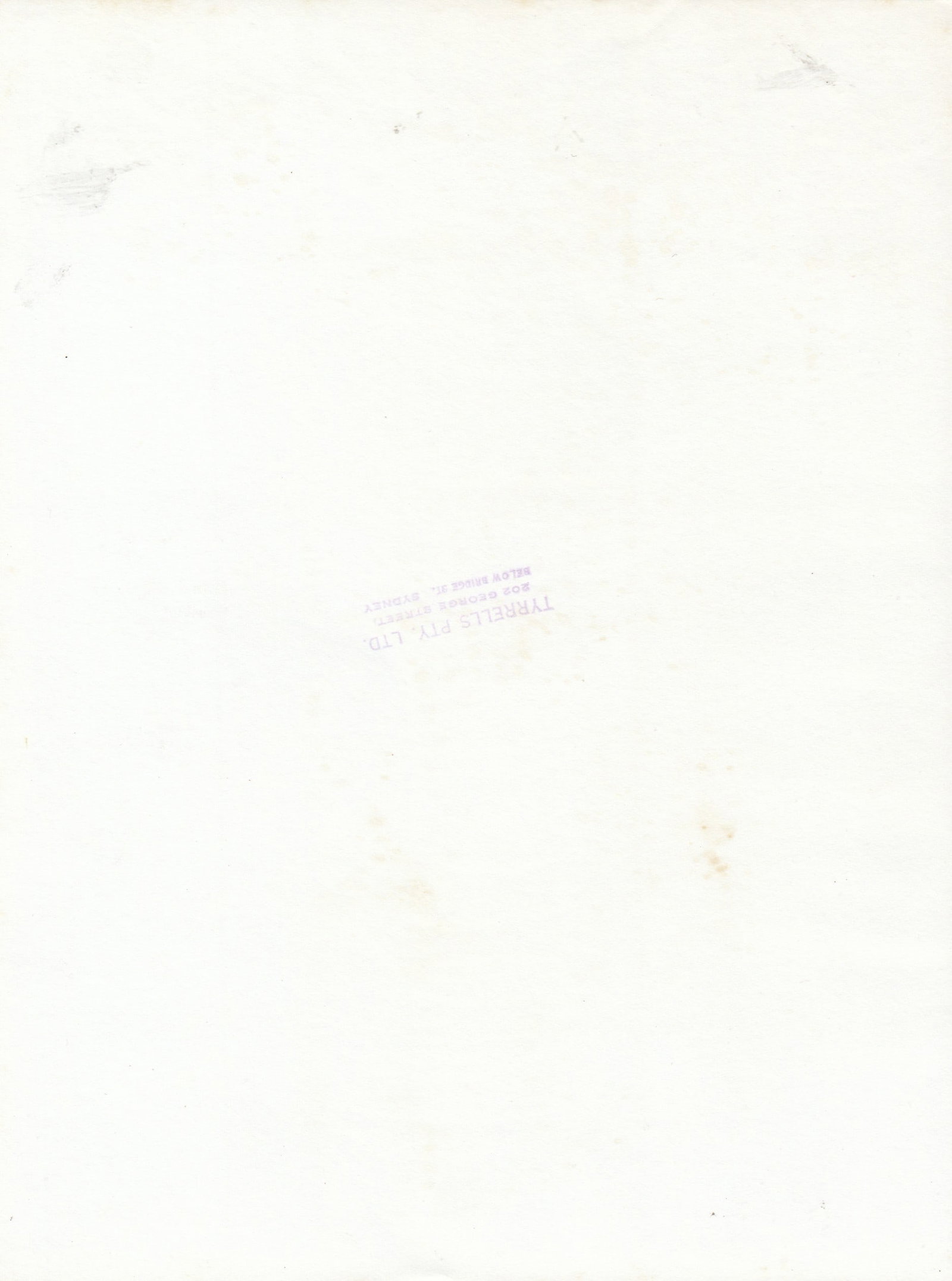 Charles Kerry Proof Sheet marked "Kerry's Studios, 310 George Street near Hunter Street, Sydney" - 2