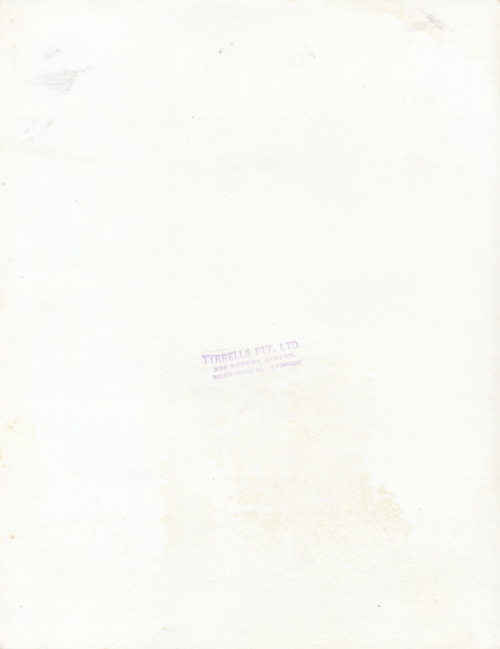 Charles Kerry Proof Sheet marked "Kerry's Studios, 310 George Street near Hunter Street, Sydney" - 2