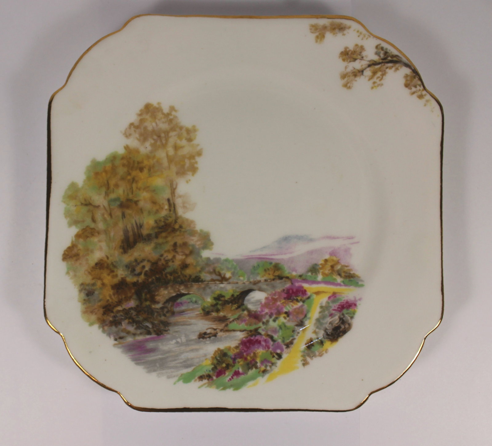 Vintage Shelley ‘Heather’ Trio Bone China Teacup, Saucer & Tea Plate Trio - 8