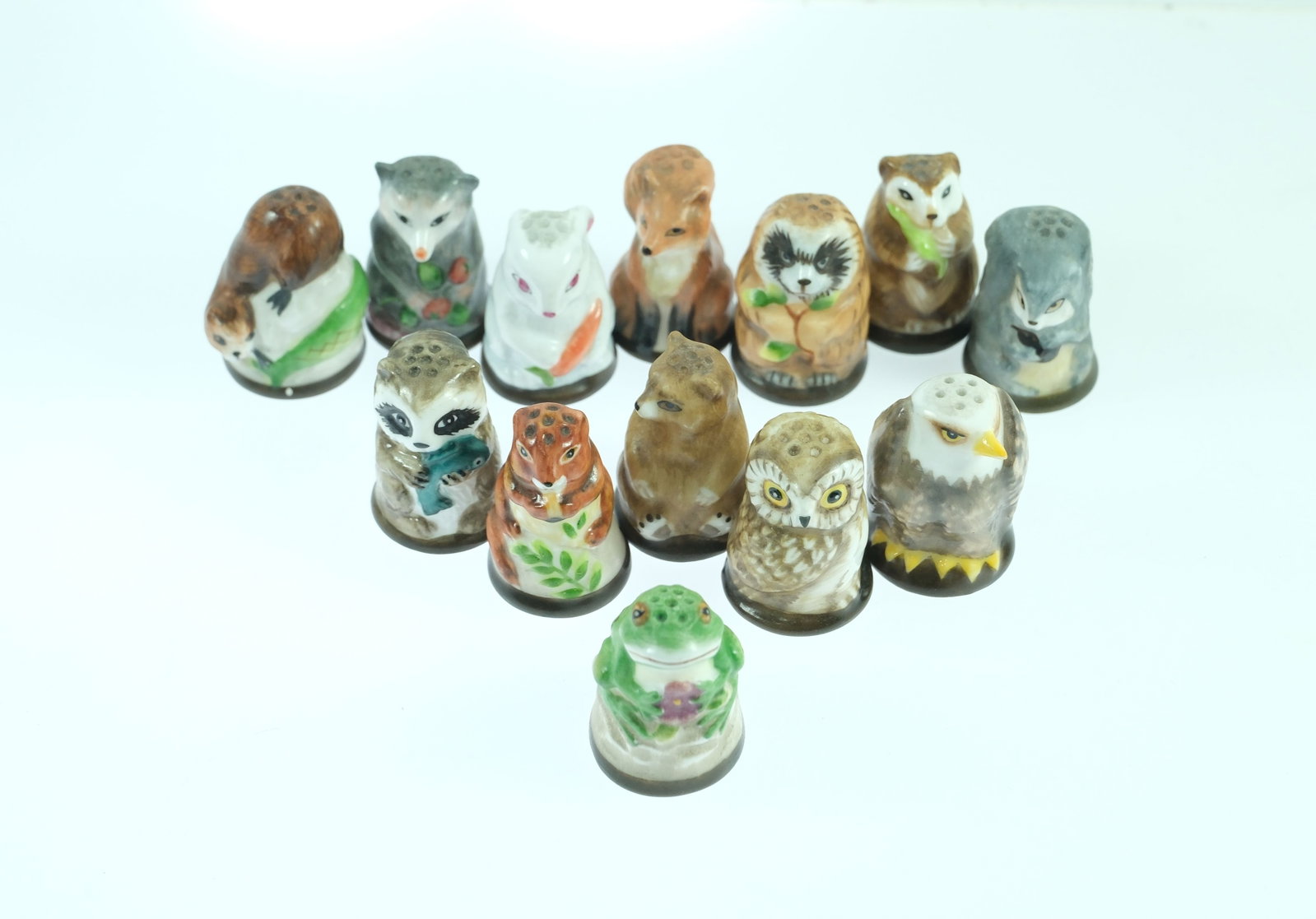 'Friends of the Forest' Porcelain Thimbles (13) - 2