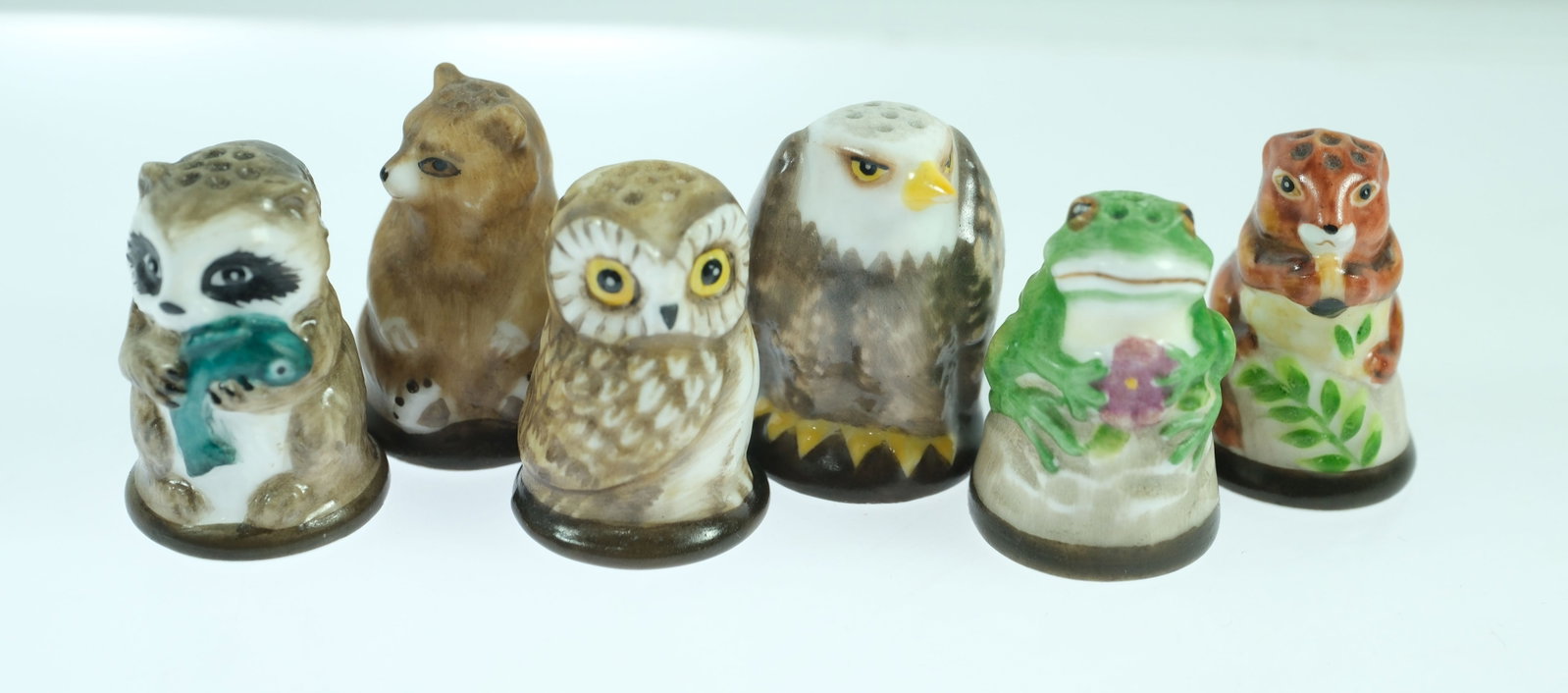 'Friends of the Forest' Porcelain Thimbles (13) - 5