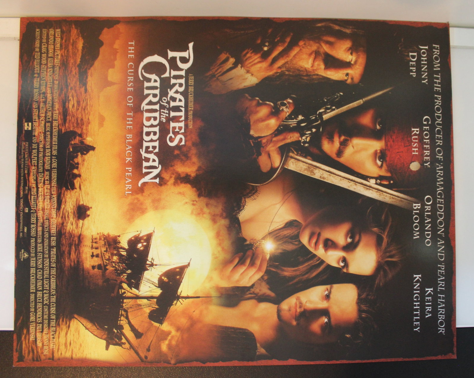 Pirates of the Caribbean- The Curse of the Black Pearl (Disney © 2003) Lobby Cards, Mint (14 ca - 7