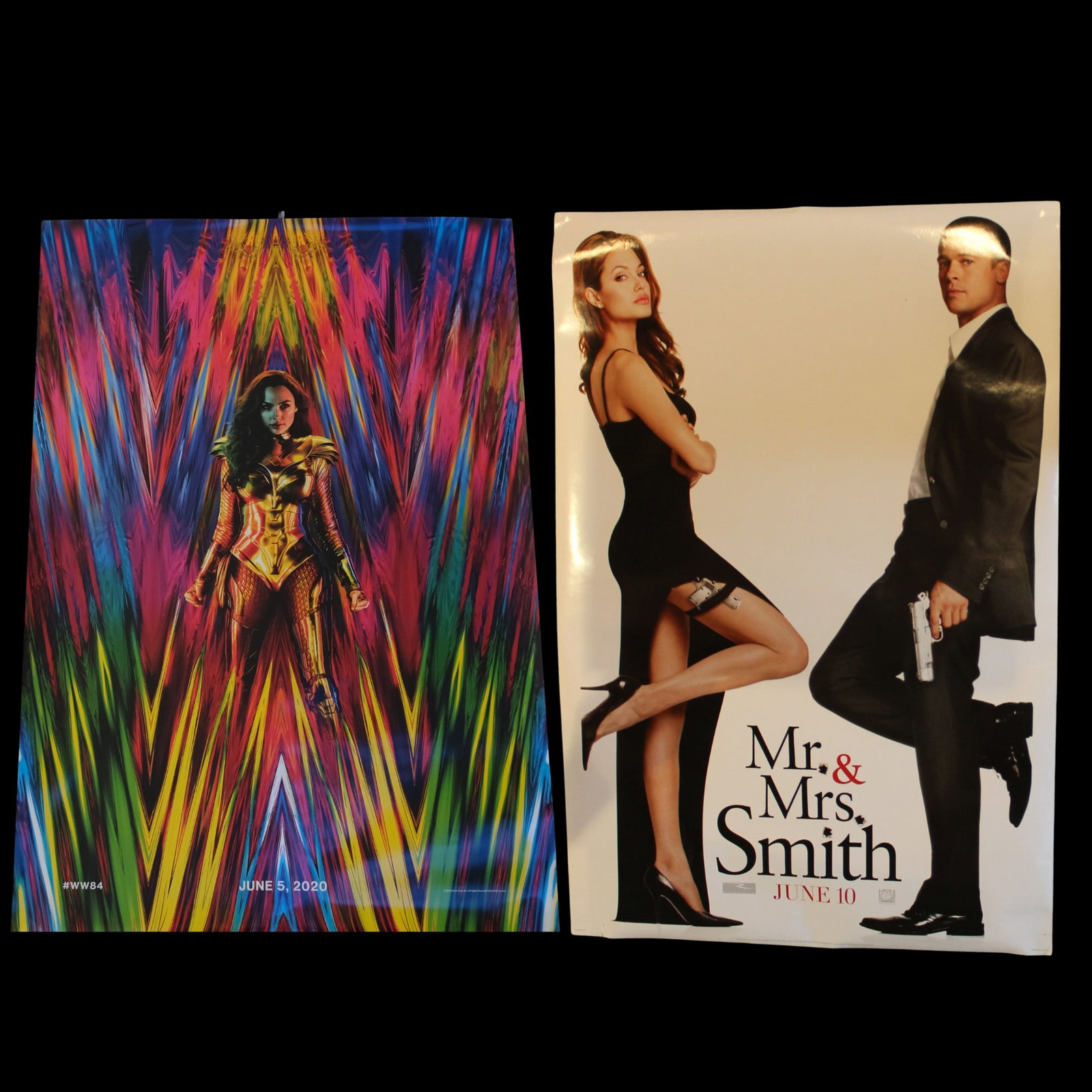 Mr & Mrs Smith (20th Century Fox © 2005) & Wonder Woman (Warner Bros© 2019), almost Mint ( (1 of 3)