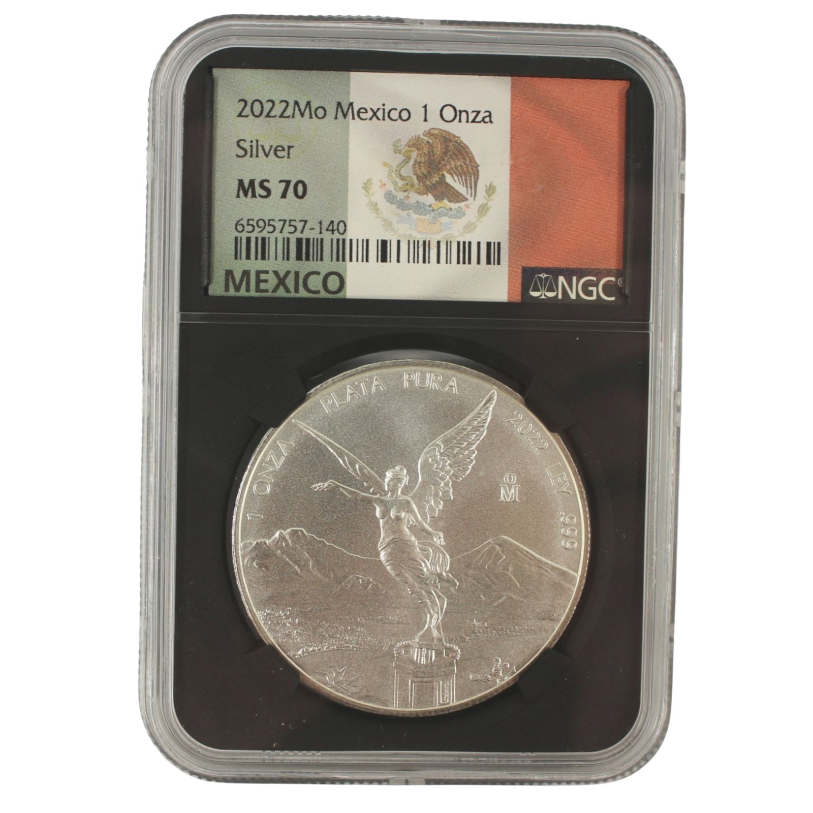 Mexico 2022 Mo Libertad Silver (999) Onza, NGC MS70 (1 of 2)
