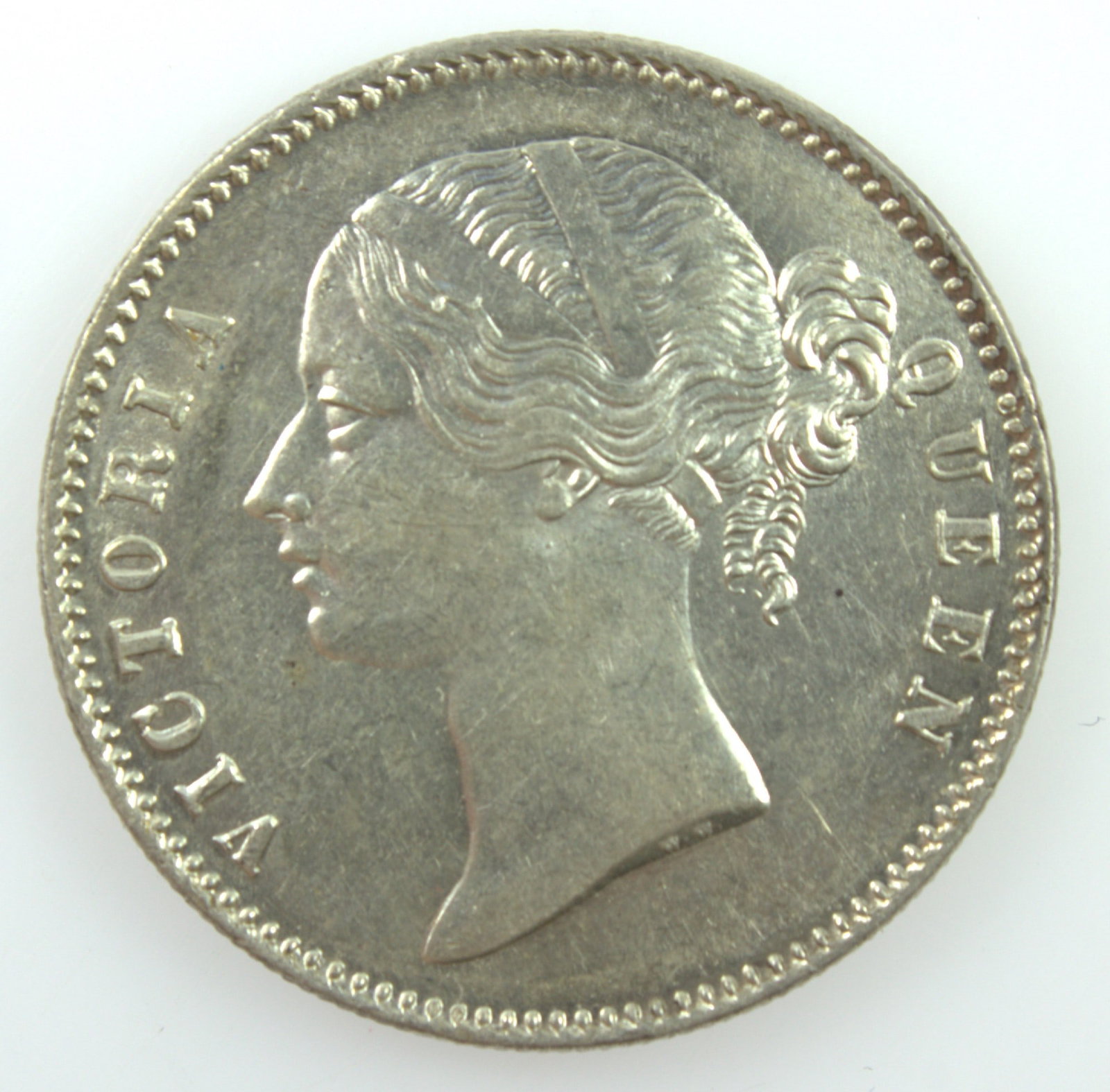 India (British) 1840 (B) Silver (917) Rupee, Brilliant Uncirculated - 2