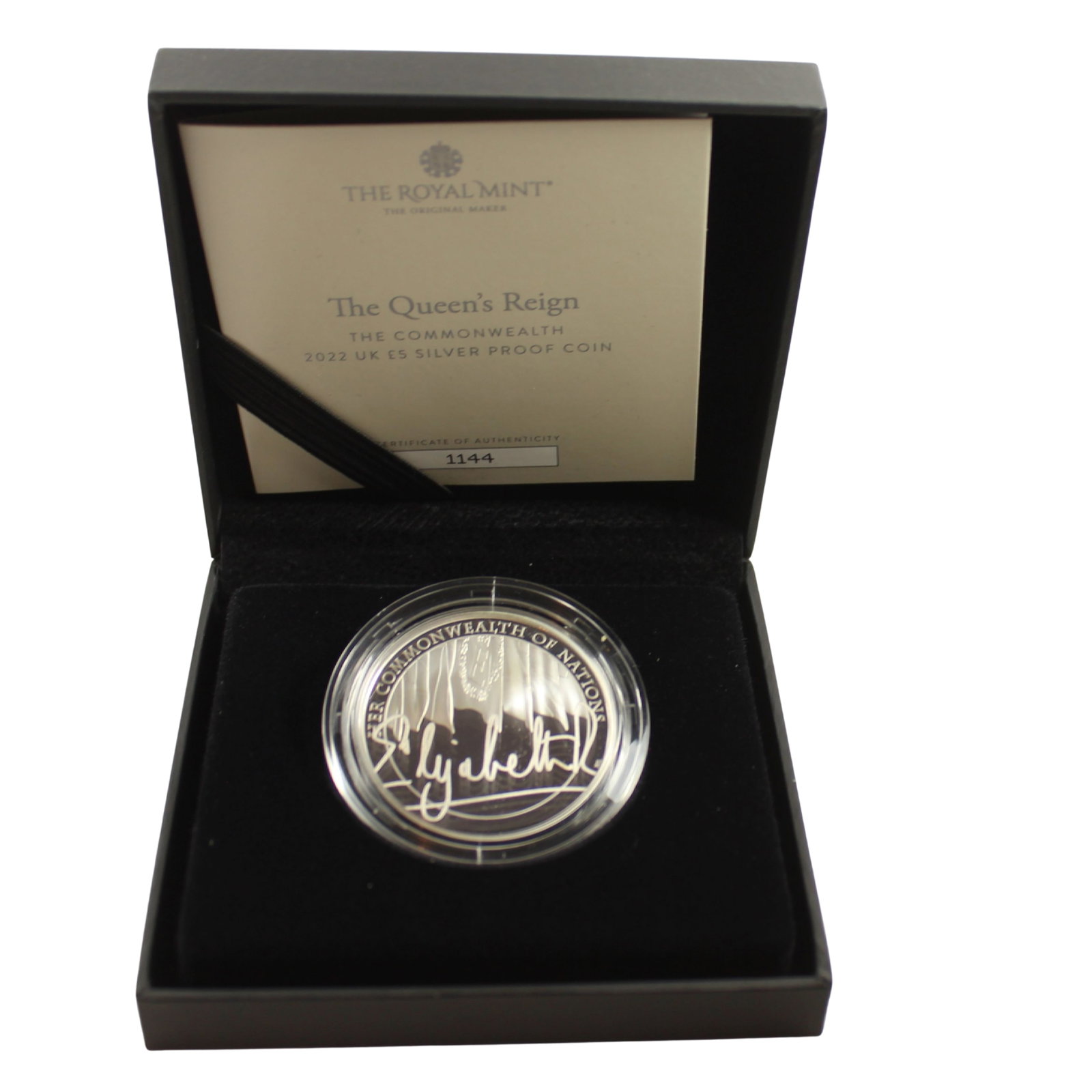 Great Britain 2022 'Commonwealth of Nations' £5 Proof Silver (925), FDC (1 of 3)