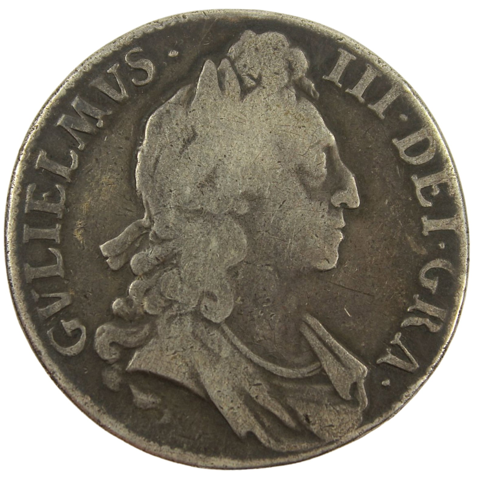 England (Great Britain) 1695 Silver (925) Crown, Fine (1 of 2)