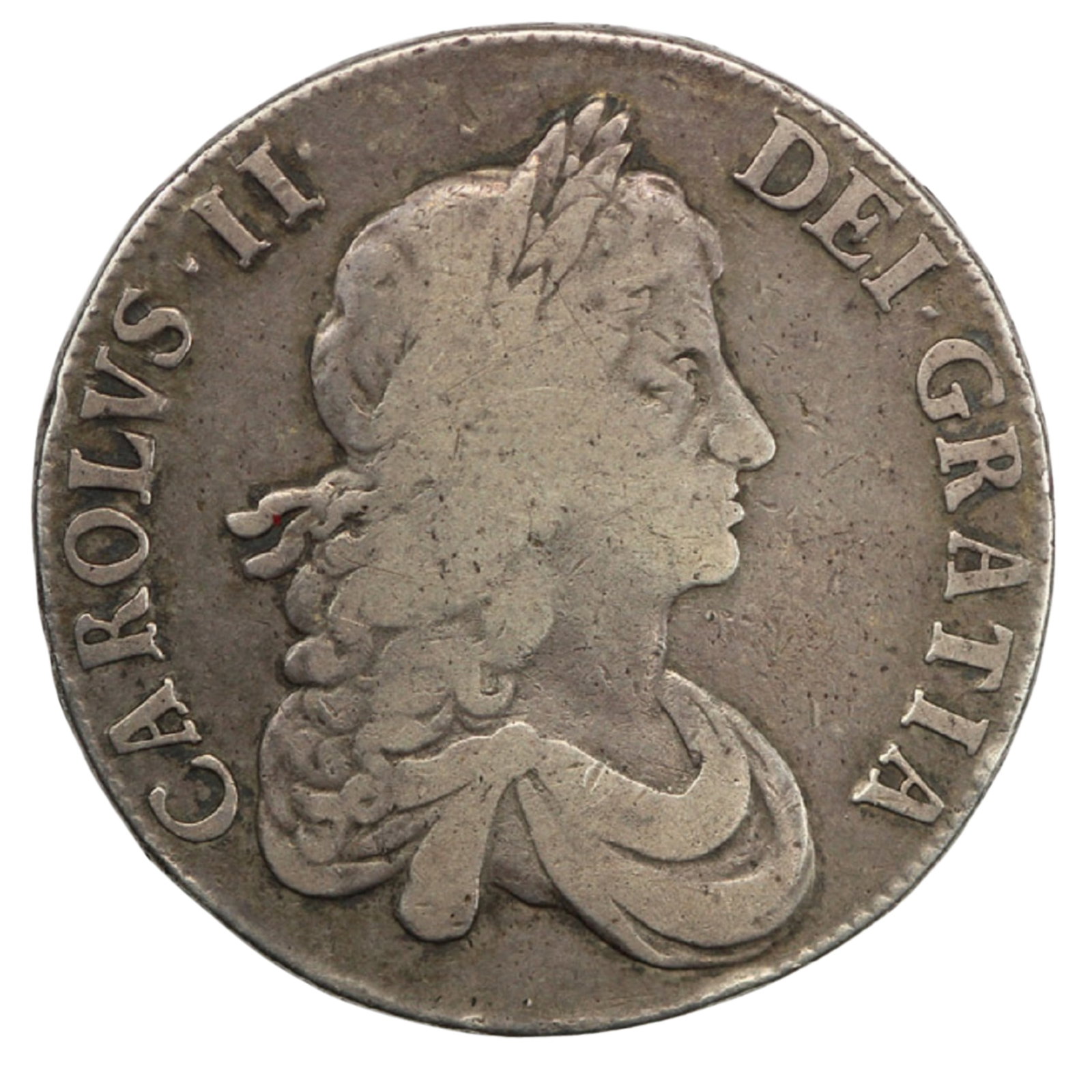 England (Great Britain) 1667 D.NONO. Crown, about Fine/Fine (1 of 2)