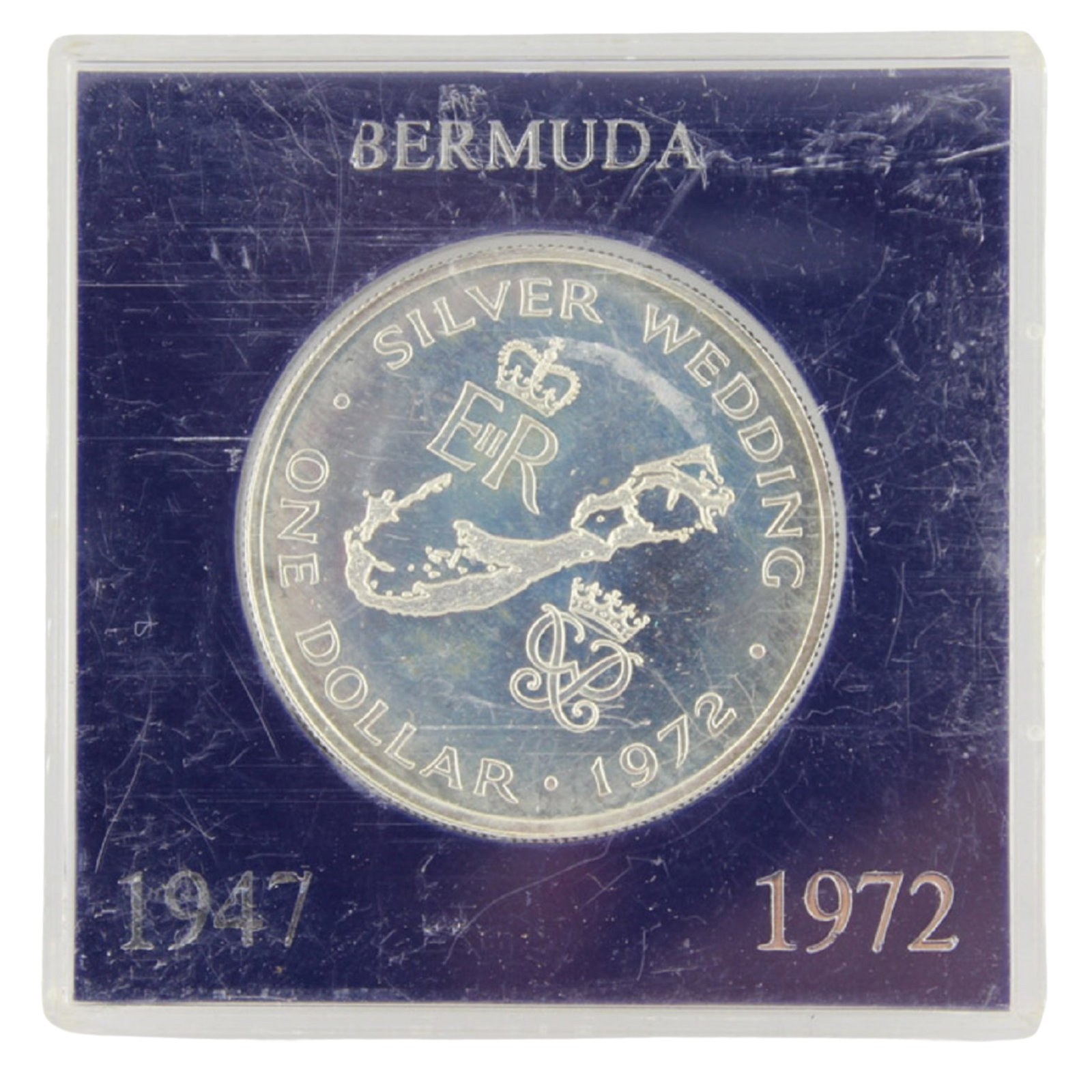 Bermuda 1972 Silver (500) Dollar, Uncirculated (1 of 2)