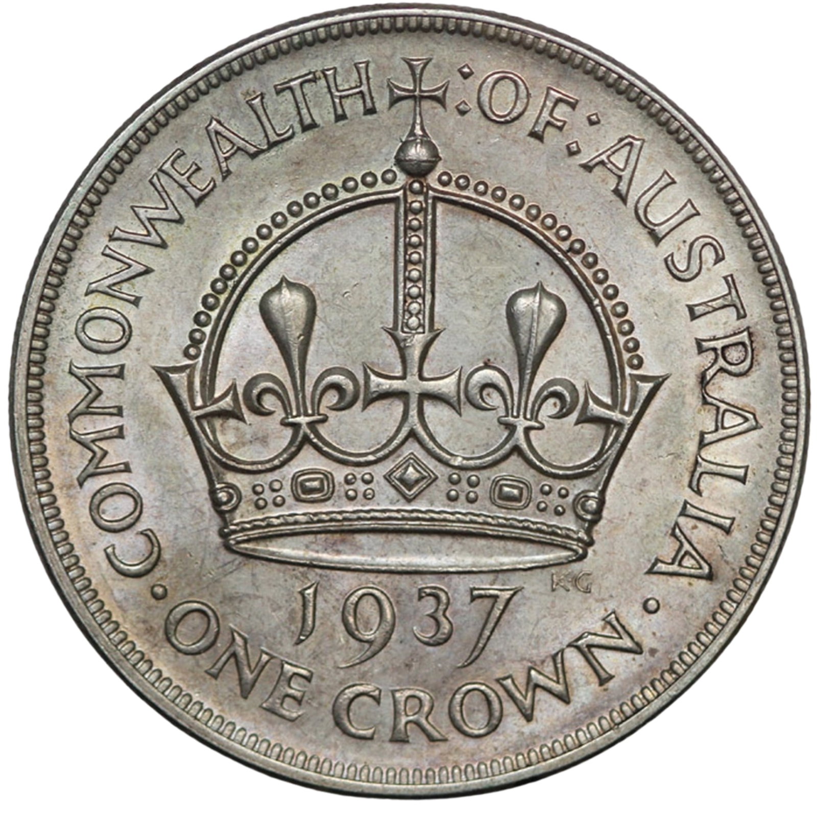Australia 1937 Crown, Choice Uncirculated (1 of 2)