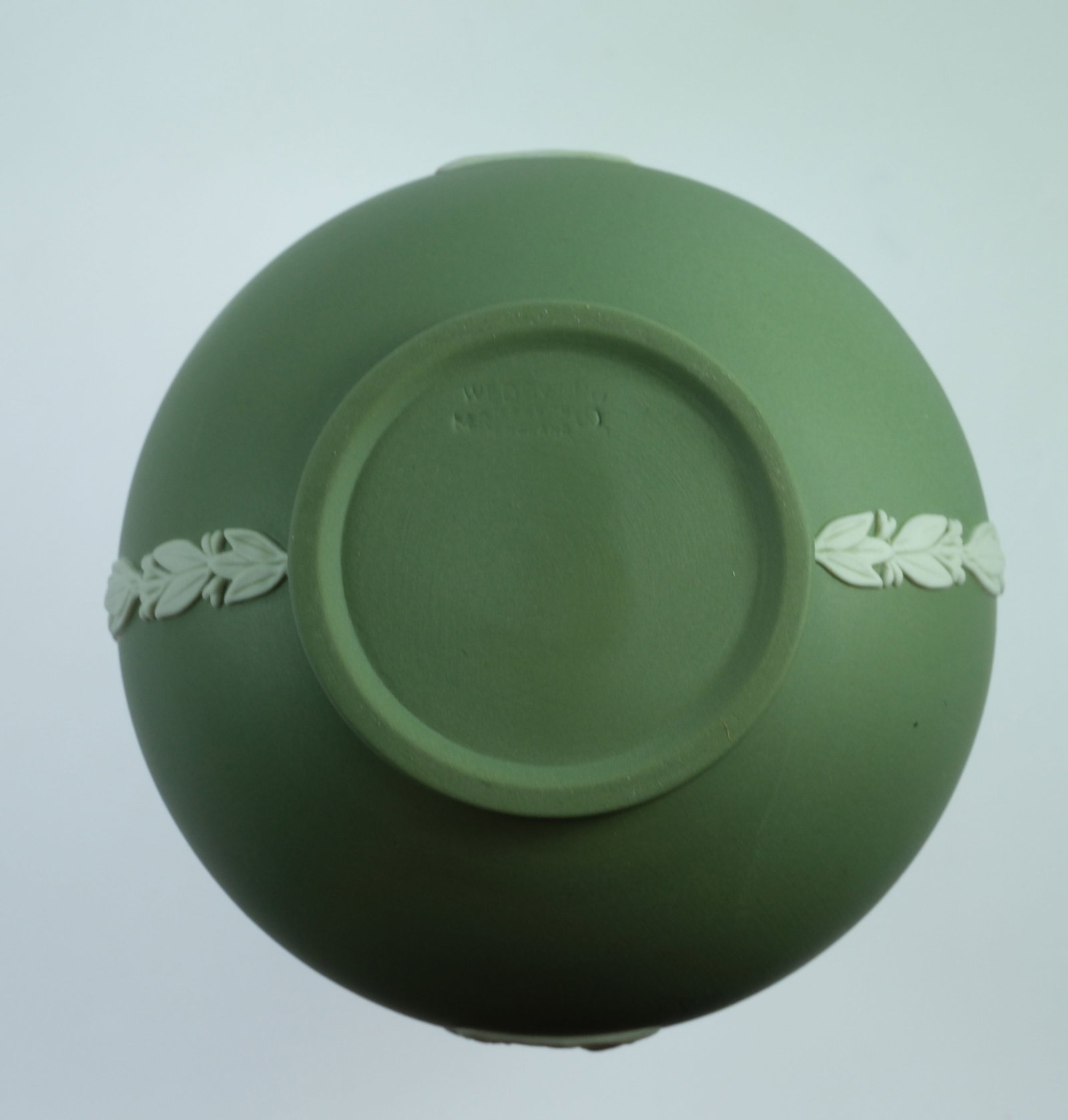 Wedgwood Green Jasperware Vase - 4
