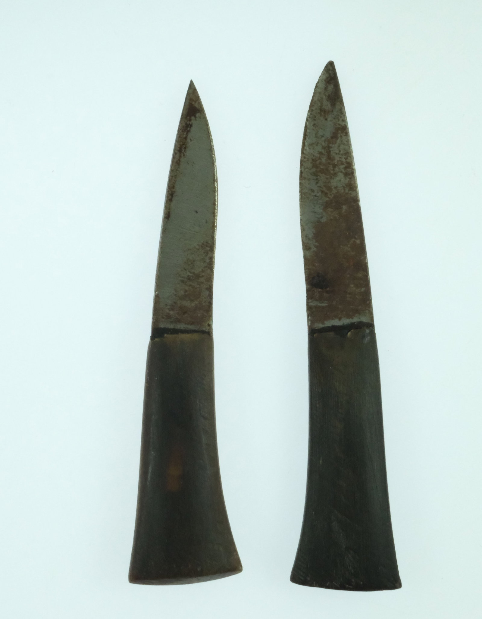 Nepalese Kukri Short Blade with Brass decoration on the Ebonised Wood Sheath - 5