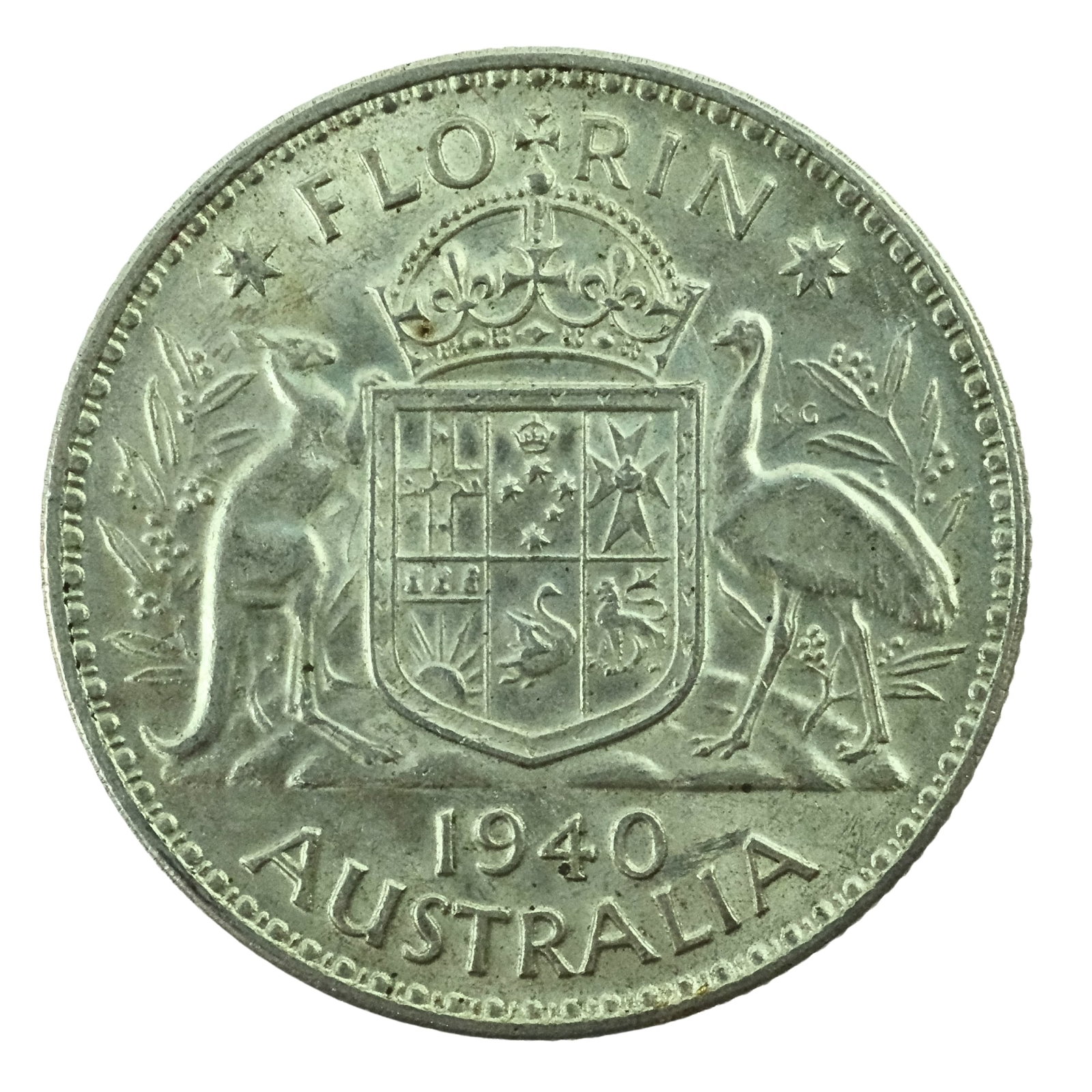 Australia 1940 Florin, Uncirculated (1 of 2)