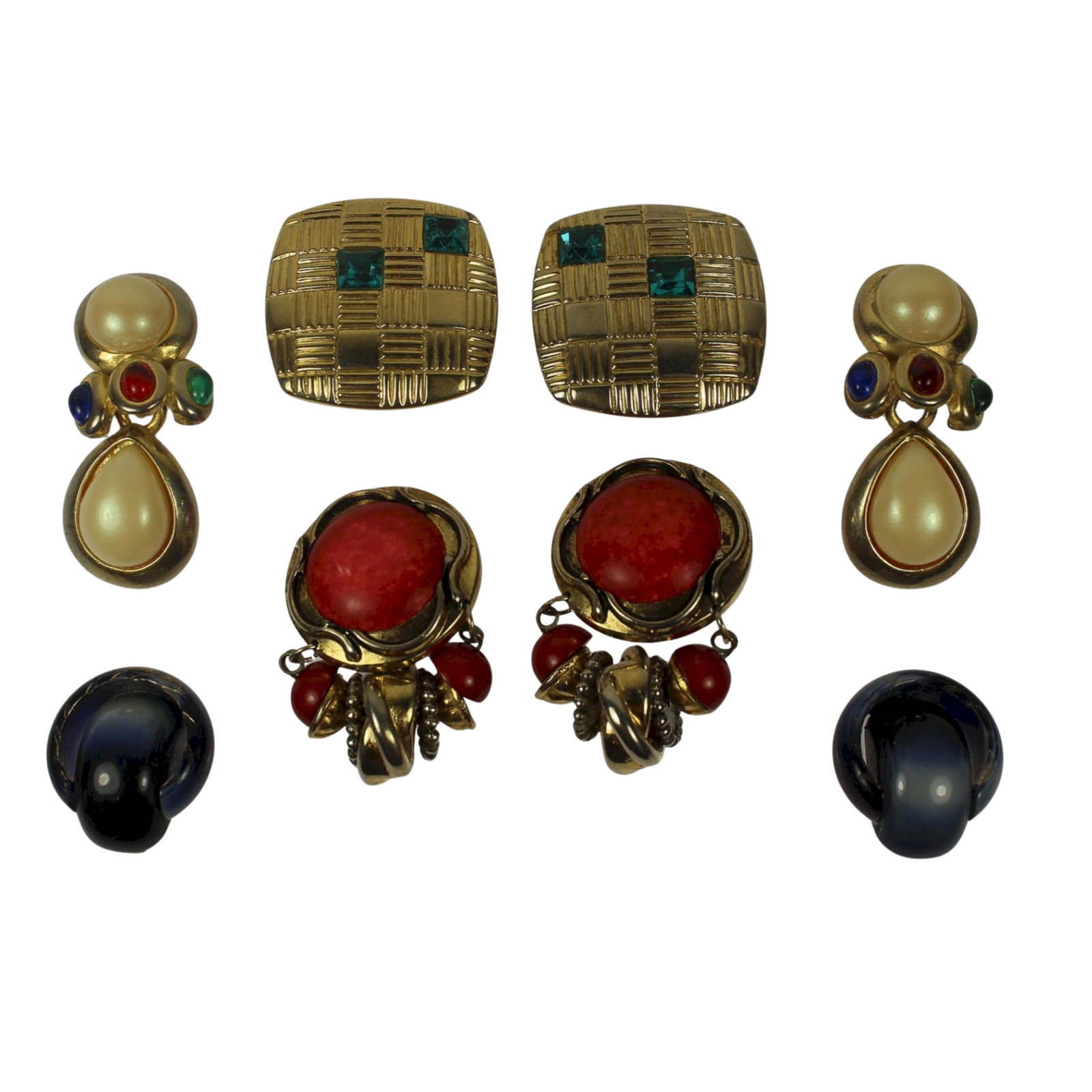 Impressive Costume Earrings (4 pairs) (1 of 1)