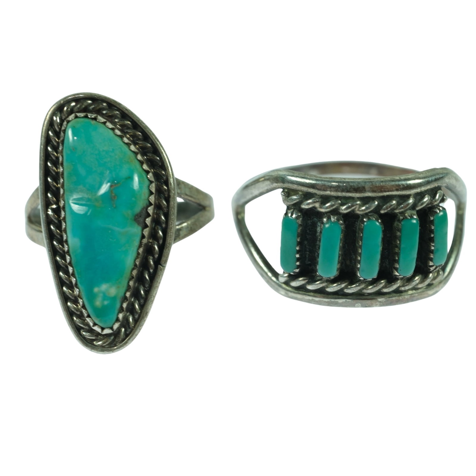 Turquoise Rings in Sterling (925) Silver (2 items) (1 of 5)