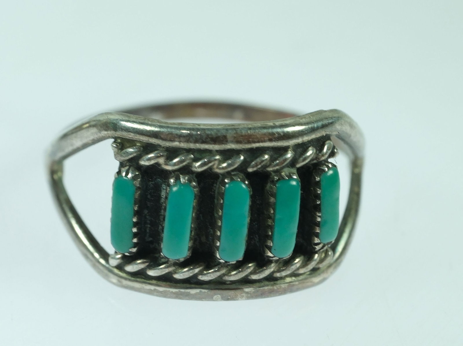 Turquoise Rings in Sterling (925) Silver (2 items) - 2