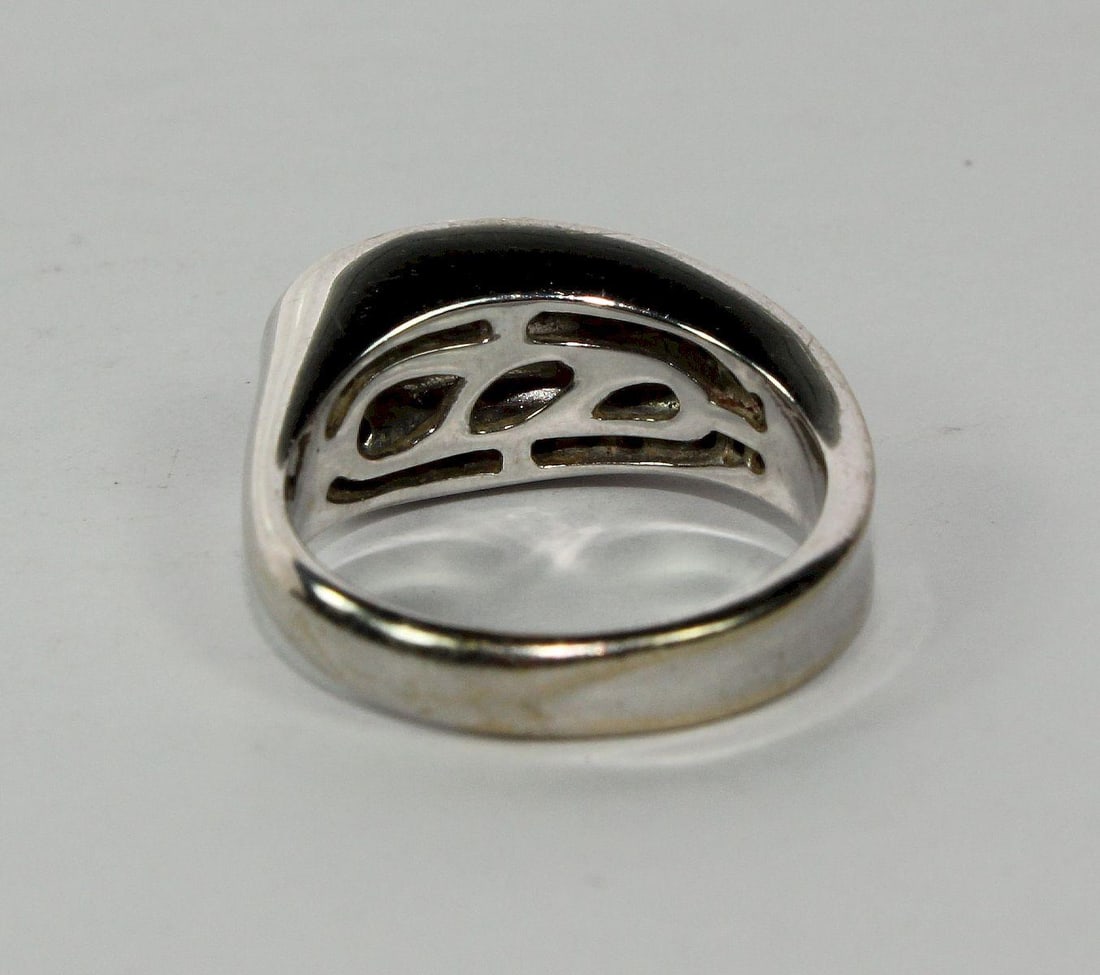 Italian Diamond Ring in Platinum-plated 18ct White & Yellow Gold - 3