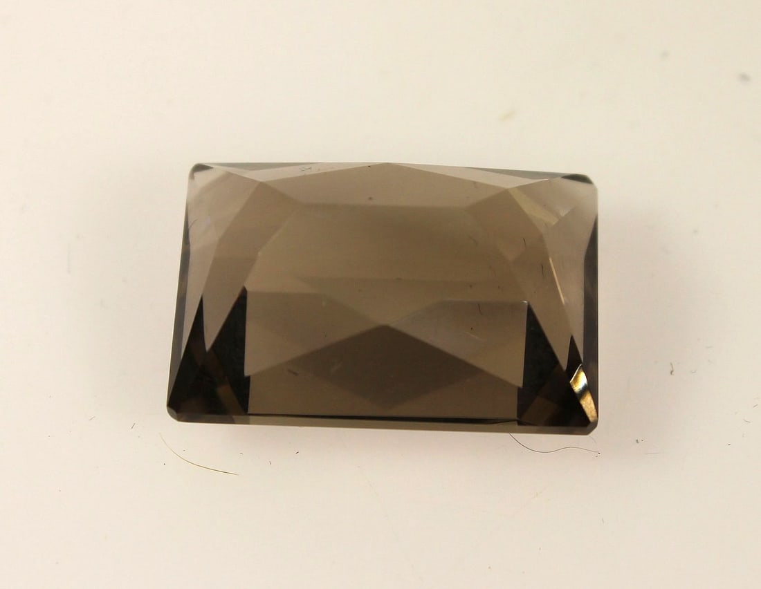 Large Smoky Quartz Gemstone with Oblong-cut - 2