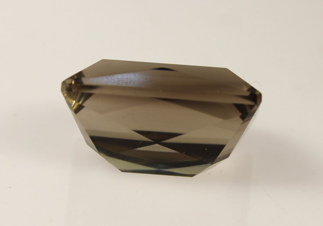 Large Smoky Quartz Gemstone with Oblong-cut - 3