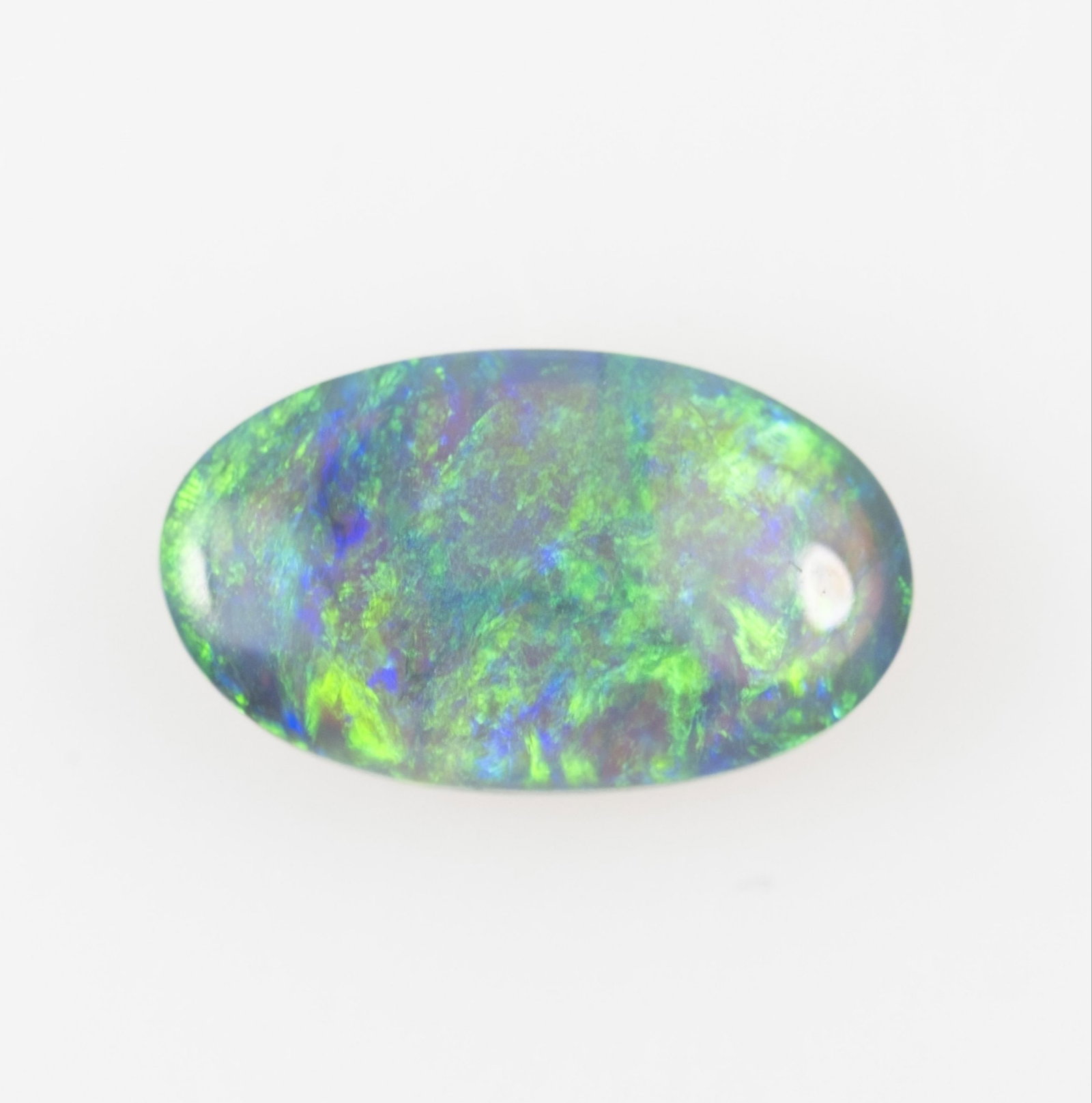 Australia Solid Black Oval-shaped Opal (1 of 4)
