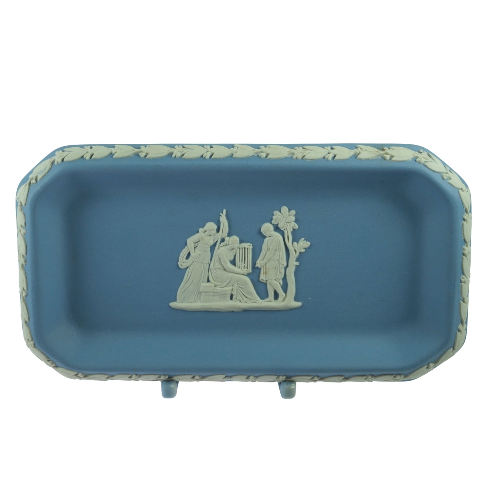 Wedgwood Blue Jasperware Rectangular Plate (1 of 3)