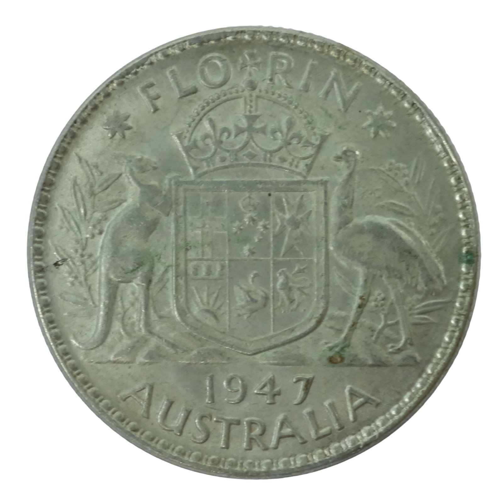 Australia 1947 Florin, Uncirculated (1 of 2)
