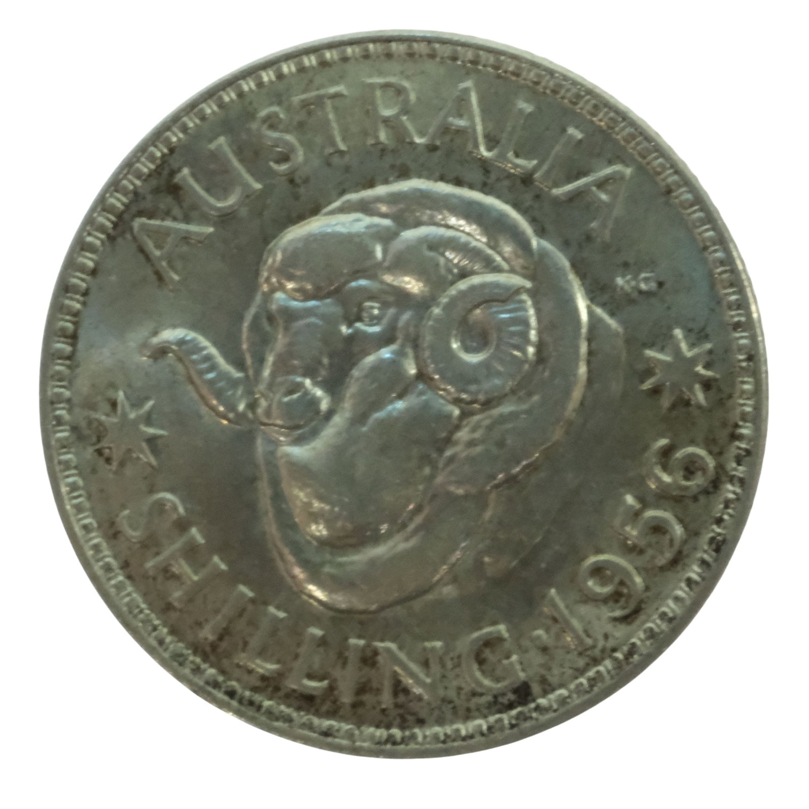Australia 1956 Shilling, Choice Uncirculated: QEII