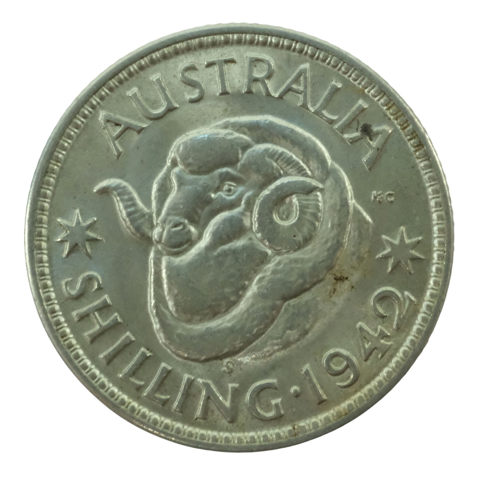 Australia 1942 S Shilling, virtual Gem (1 of 2)
