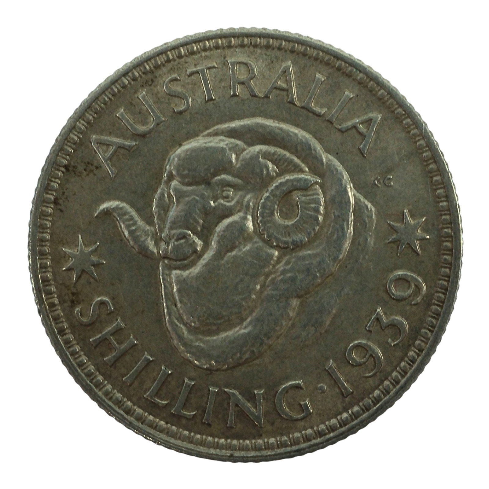 Australia 1939 Shilling, virtually Uncirculated (1 of 2)