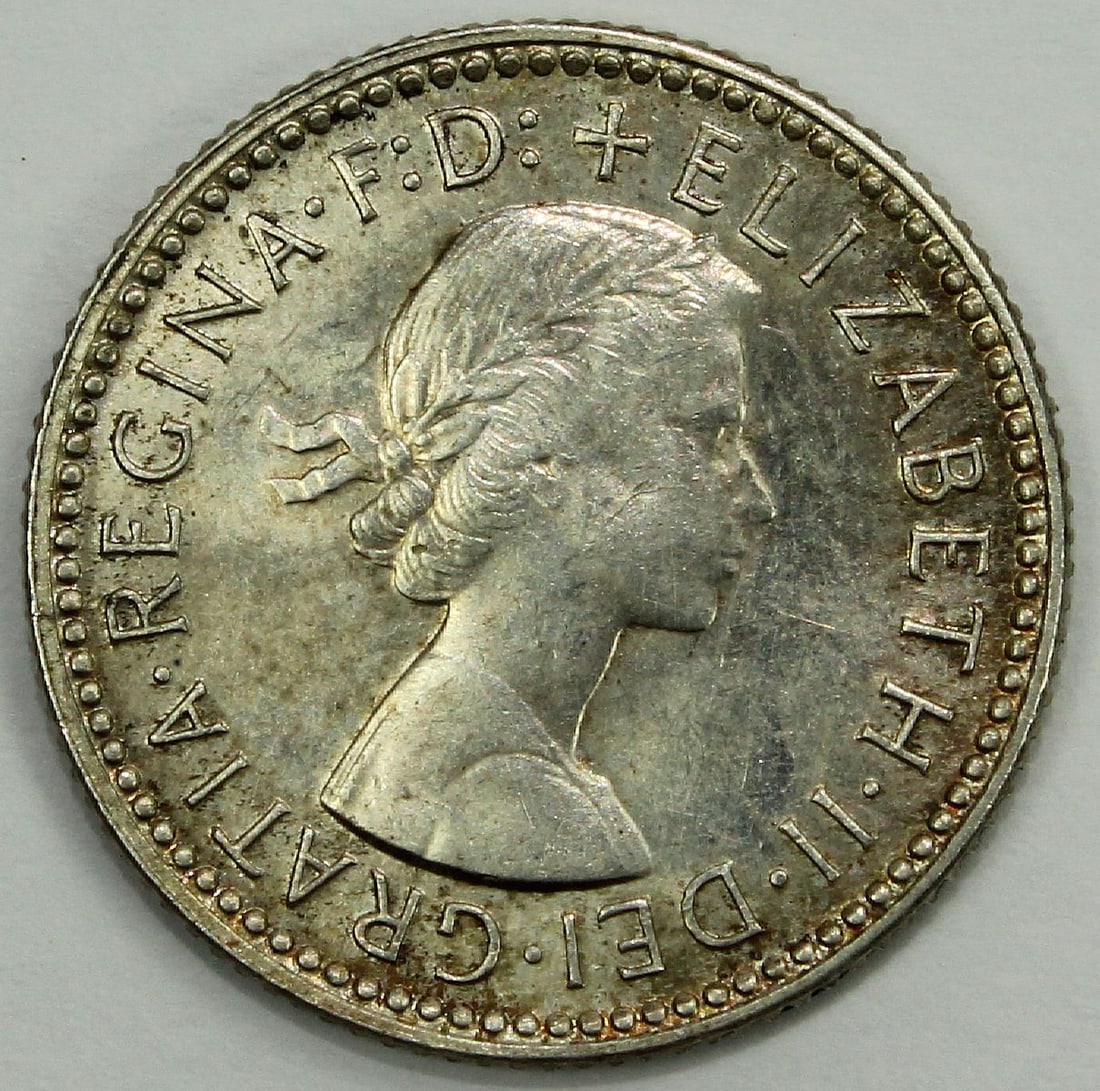 Australia 1955 Sixpence, Choice Uncirculated - 2