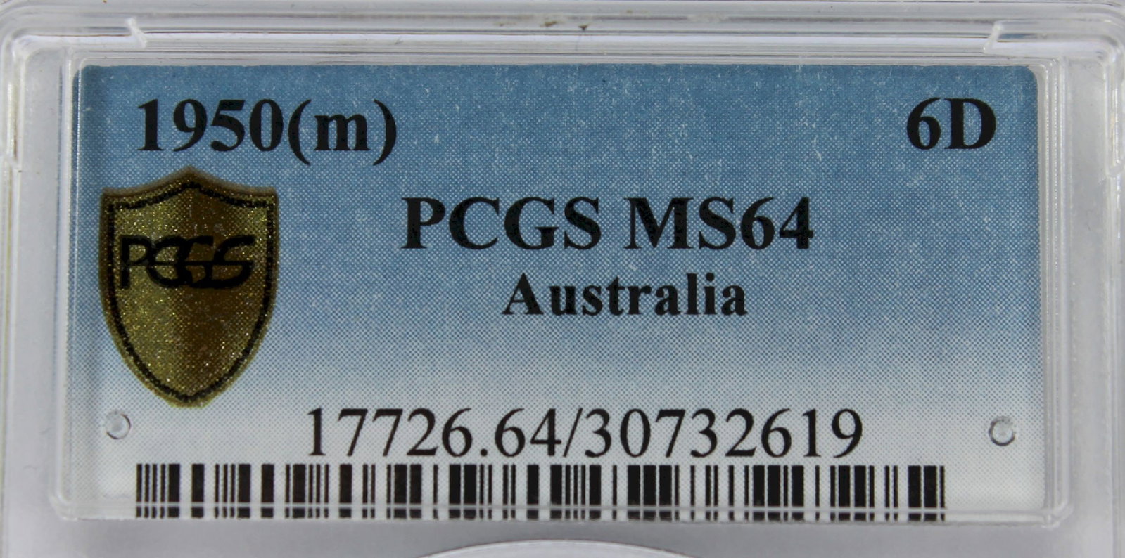 Australia 1950 Sixpence, PCGS MS64 (Pop 31 / Higher 32) - 3