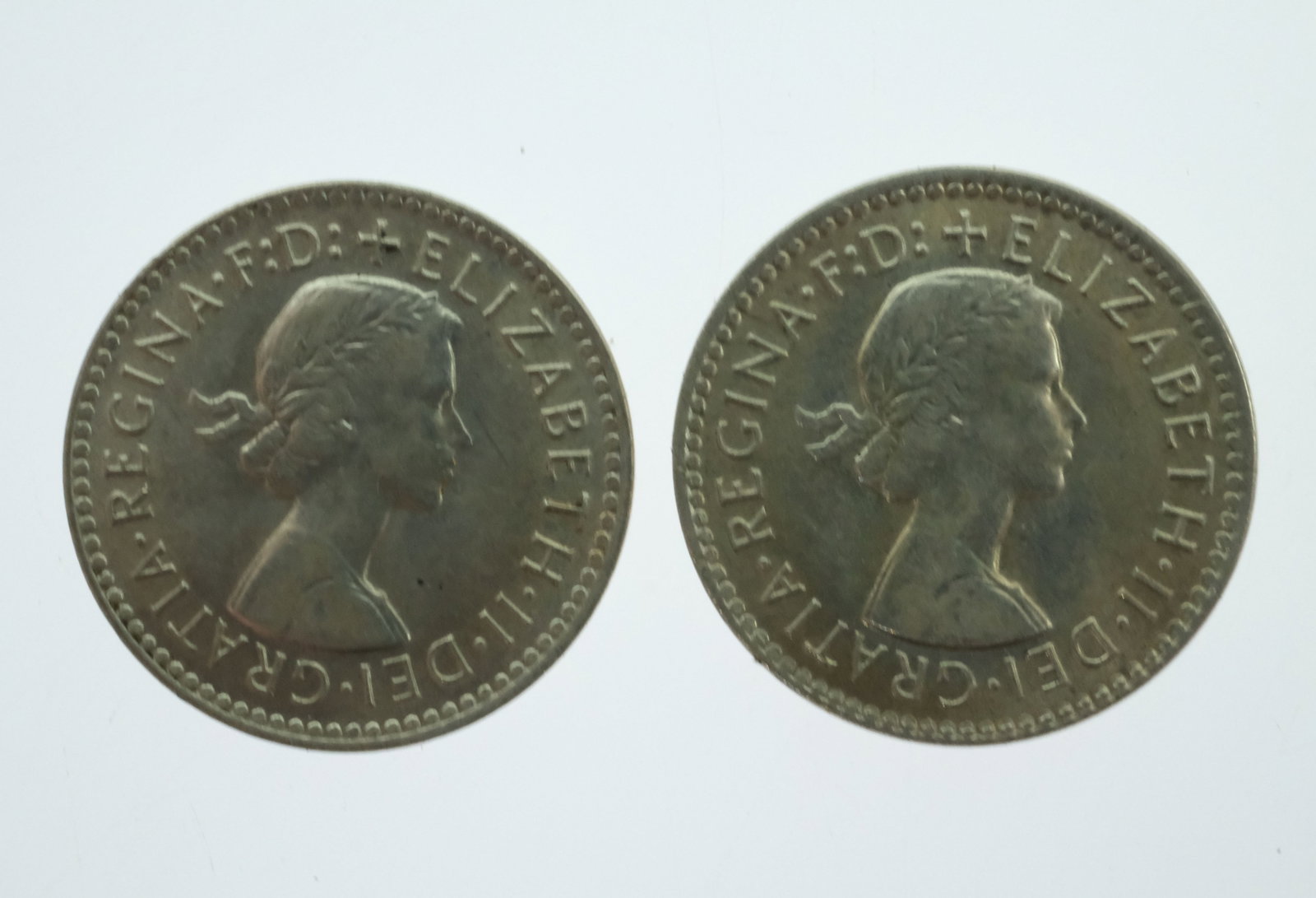 Australia 1955 & 1956 Threepences, Uncirculated (2 coins - 2
