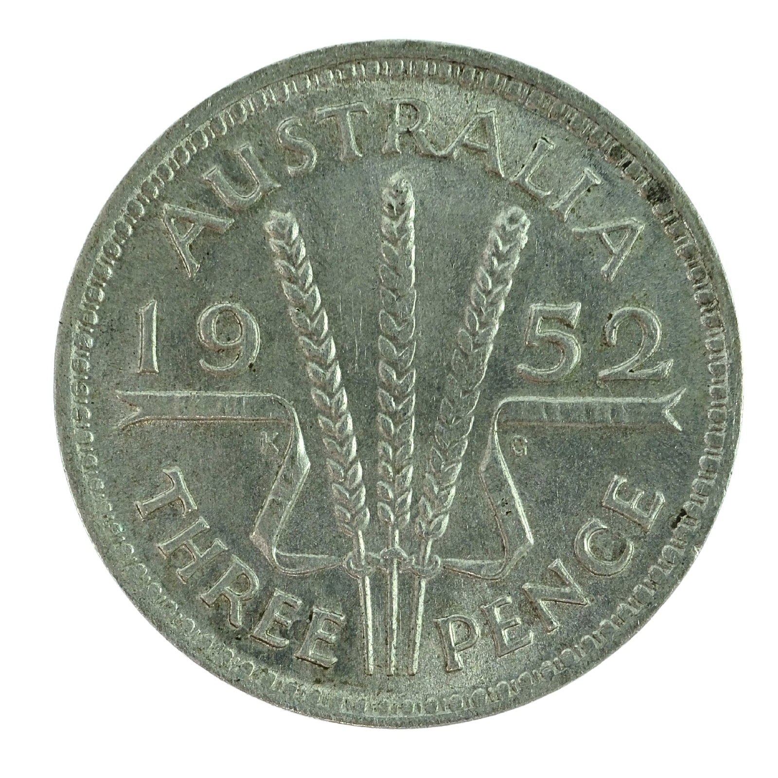 Australia 1952 Threepence, Choice Uncirculated (1 of 2)