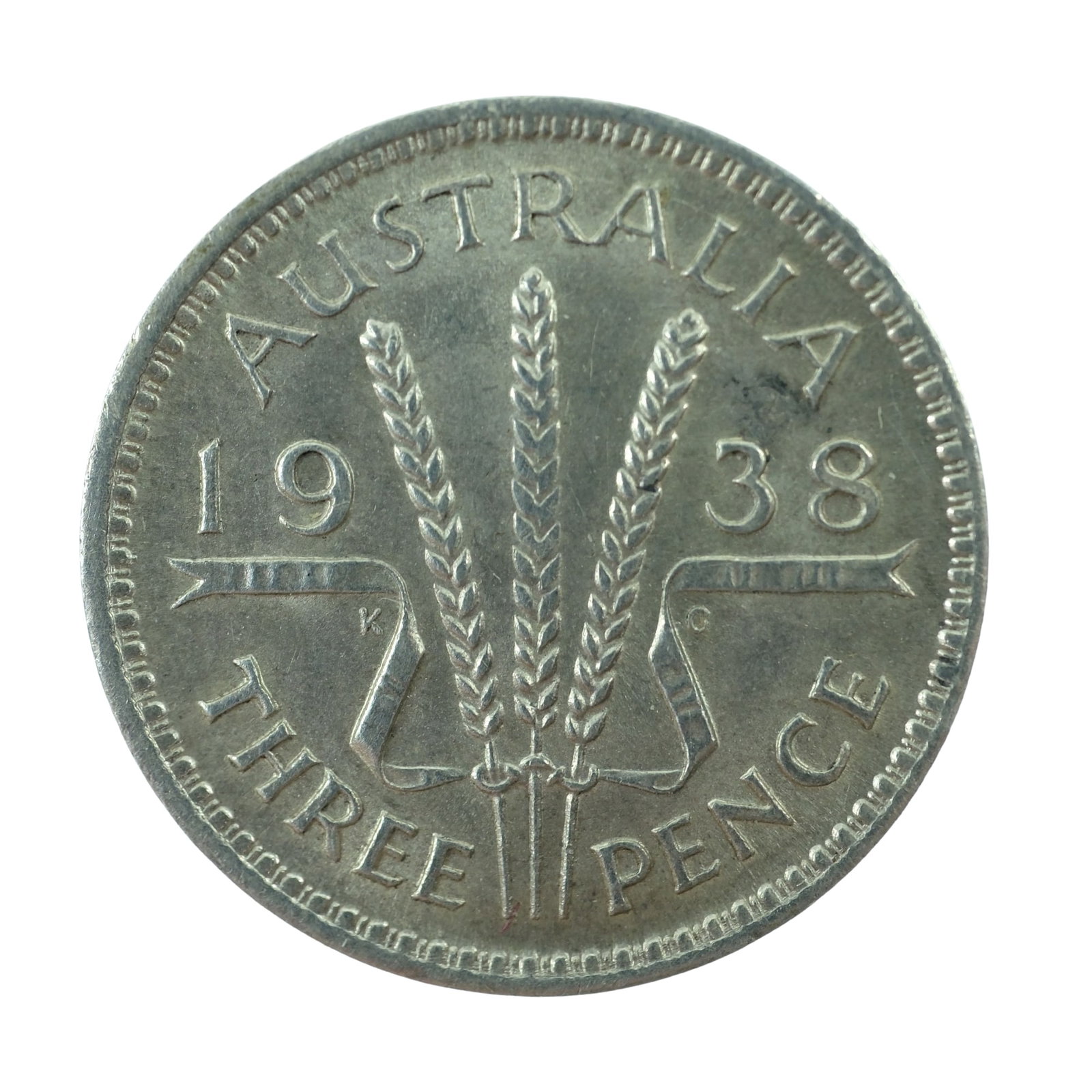 Australia 1938 Threepence, Uncirculated (1 of 2)