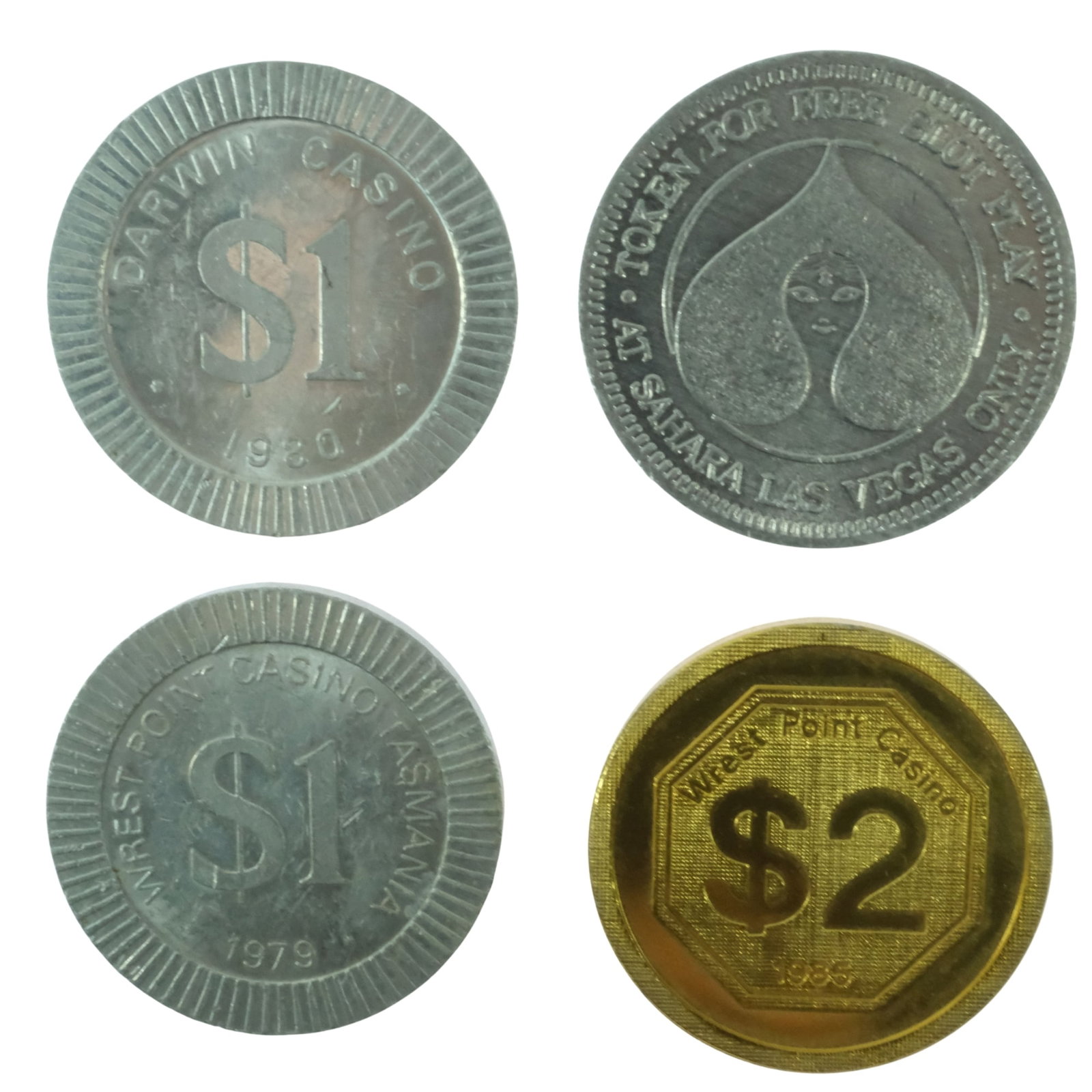Casino Gaming Chips (4 items) (1 of 2)