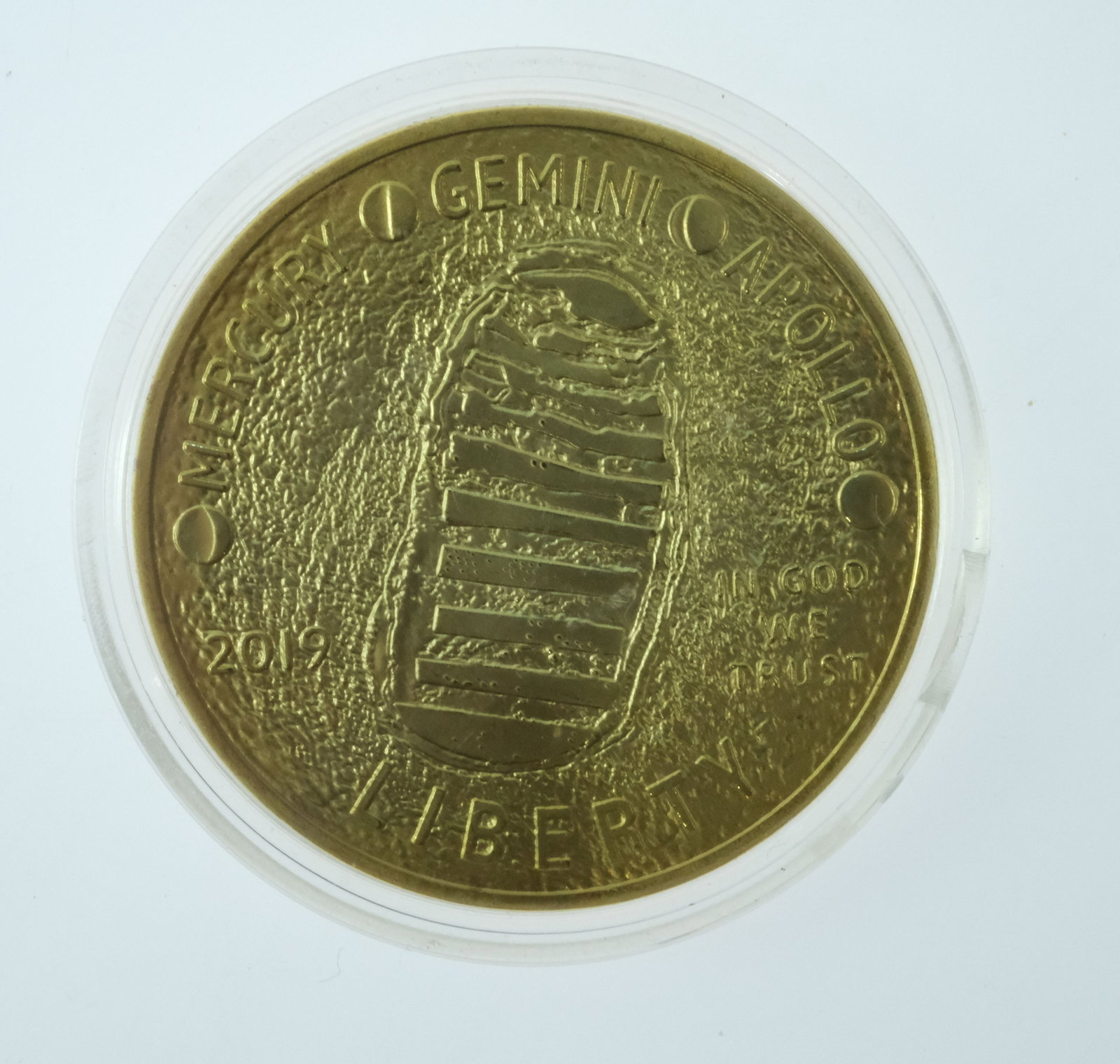 USA Moon Landing 50th Anniversary Cu-Ni Medals (3) with Smithsonian Apollo II Medalet ( 4 items) - 7