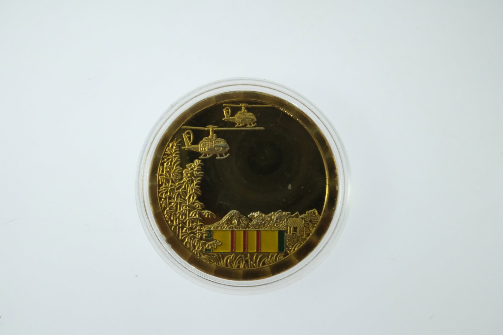 U.S.A. 'Veteran' Vietnam War 1959 - 1975 Coloured Medal, Uncirculated - 2