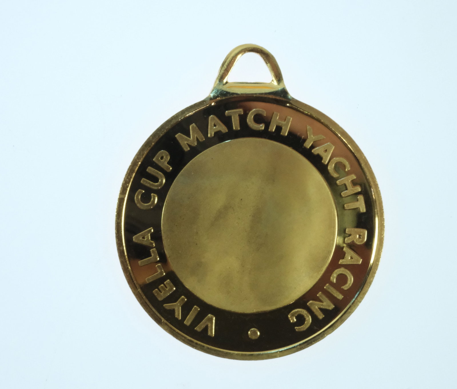 United Kingdom Viyella Cup Match Yacht Racing Prize Medal in Gold-Plated Cu-Ni w/ Suspension Loop - 2