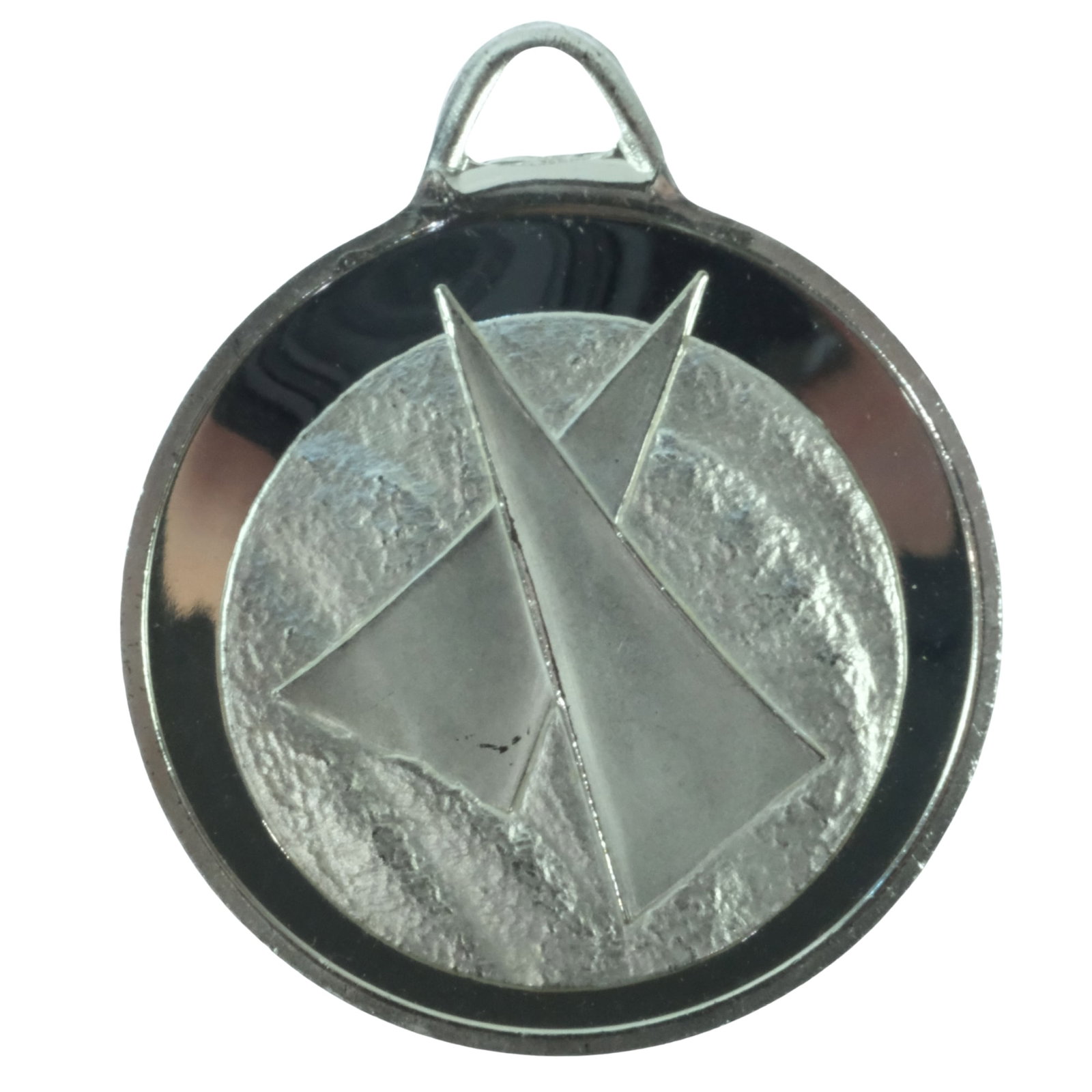 United Kingdom Viyella Cup Match Yacht Racing Prize Medal in Silver-Plated Cu-Ni w/ Suspension Loop (1 of 2)