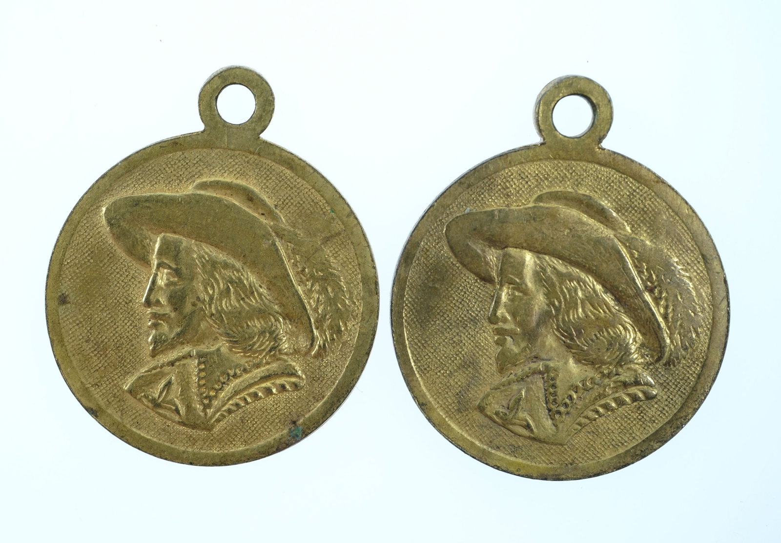 Netherlands (ND) 'Peter Paul Rubens' Commemorative Brass Medalets, Extremely Fine (2) - 2