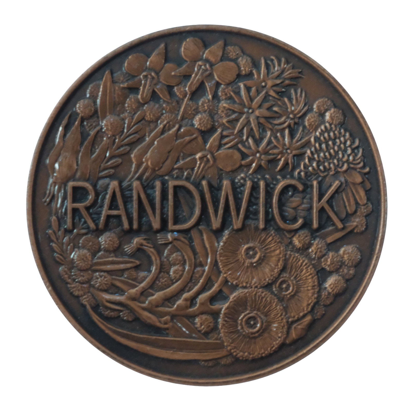 Australia 1988 'Randwick' Bicentennial Bronze Medal, Uncirculated: . Size Diameter 44mm