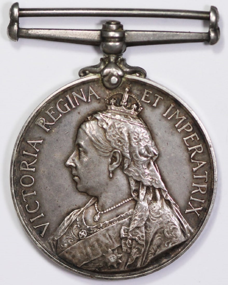 Australia/Britain 1900 China War Medal, 'W.H. LITTLEFIELD./A.B./H.M.S. ARETHUSA', about Uncirculated - 2