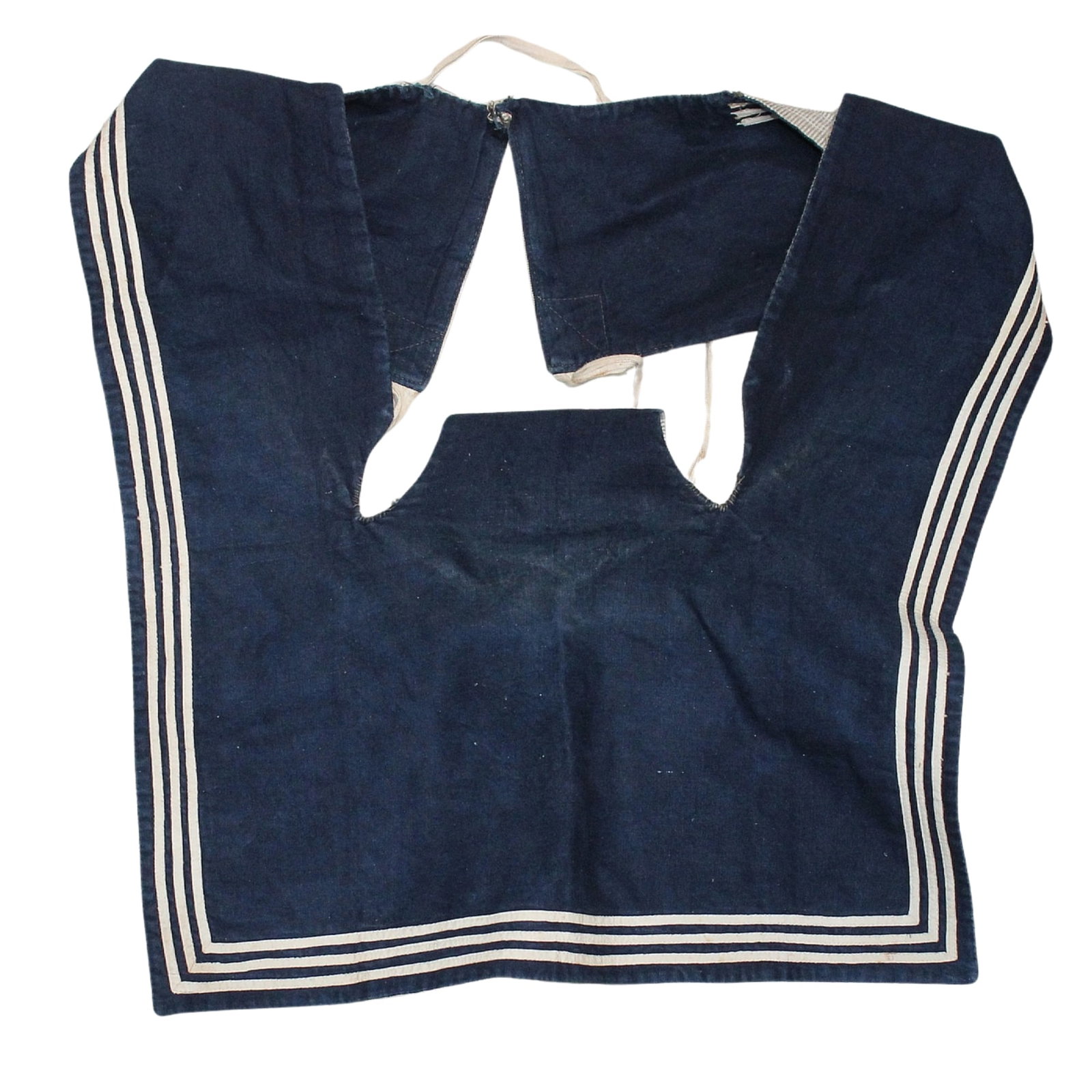 WWI - Australia 'H.M.A.S. Sydney' Sailor's Collar labelled 'A Murray': Rare Medium Navy Provenance Ex Trevor Kennedy Collection Literature Extra postage applies
