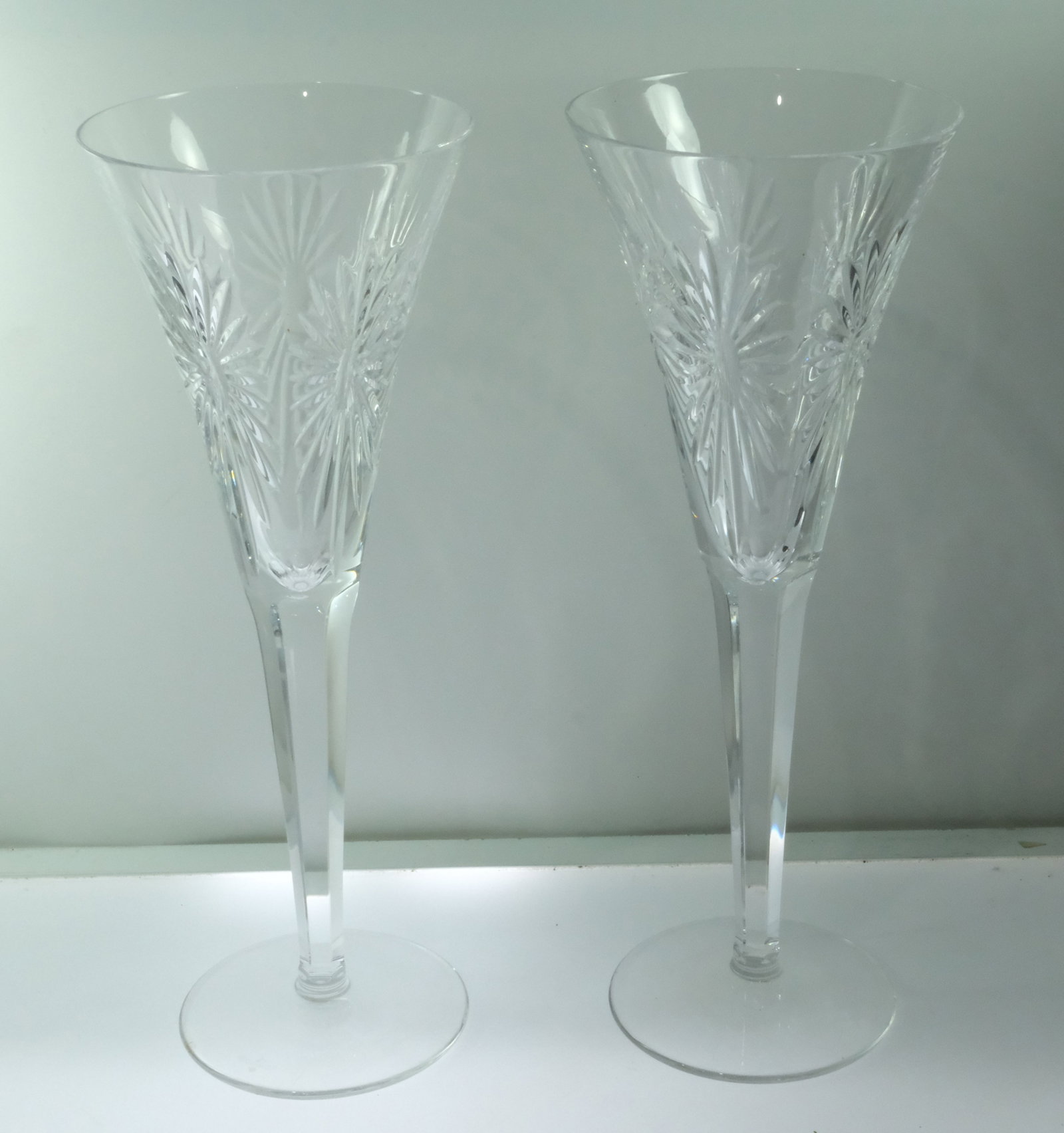Waterford Crystal 'The Millennium Collection - A Toast to the Year 2000' Toasting Flutes (Pair) - 3
